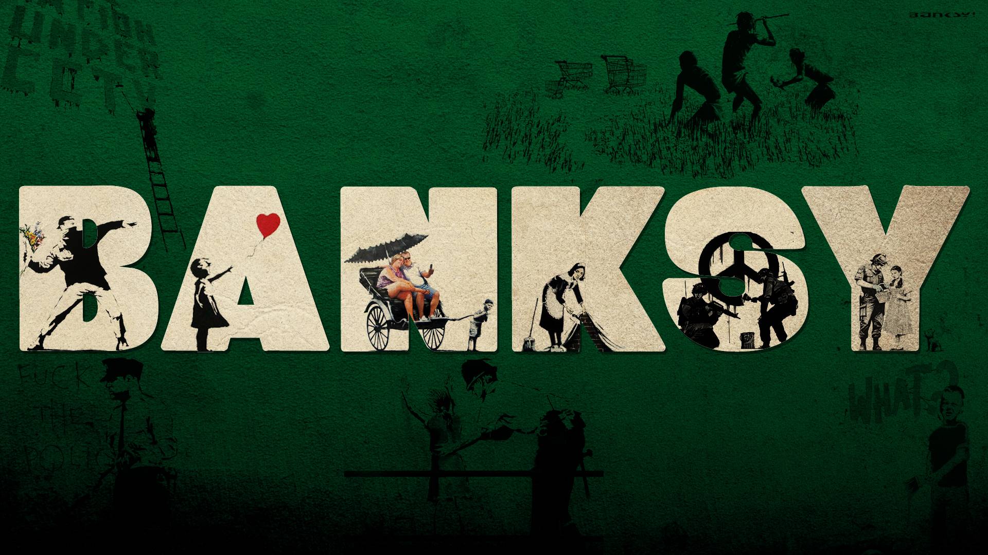 1920x1080 Banksy HD Wallpaper