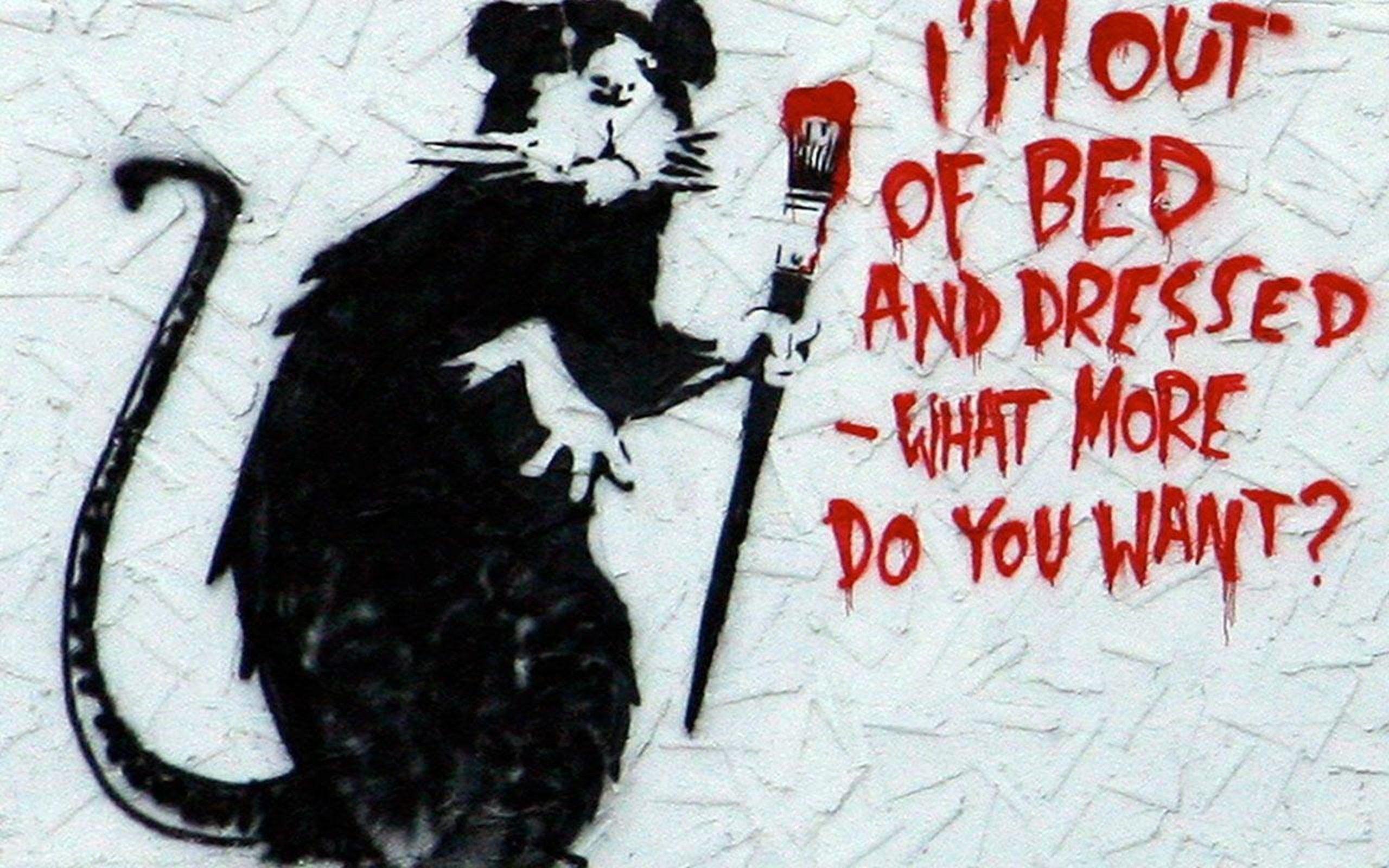 2560x1600 Banksy Art Wallpaper