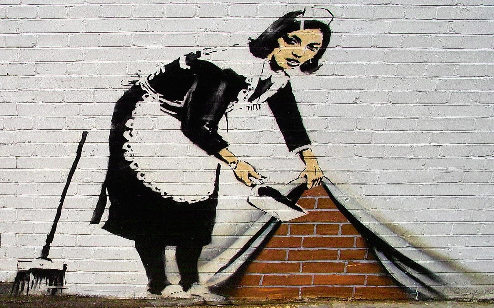 1680x1050 Free HD Banksy Wallpaper Download