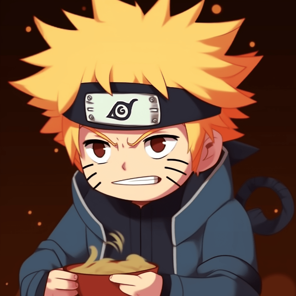 1024x1024 Naruto Chibi In Casual Outfit