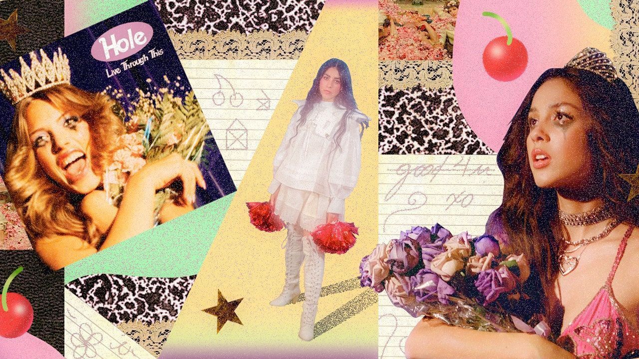 1280x720 Olivia Rodrigo, Courtney Love