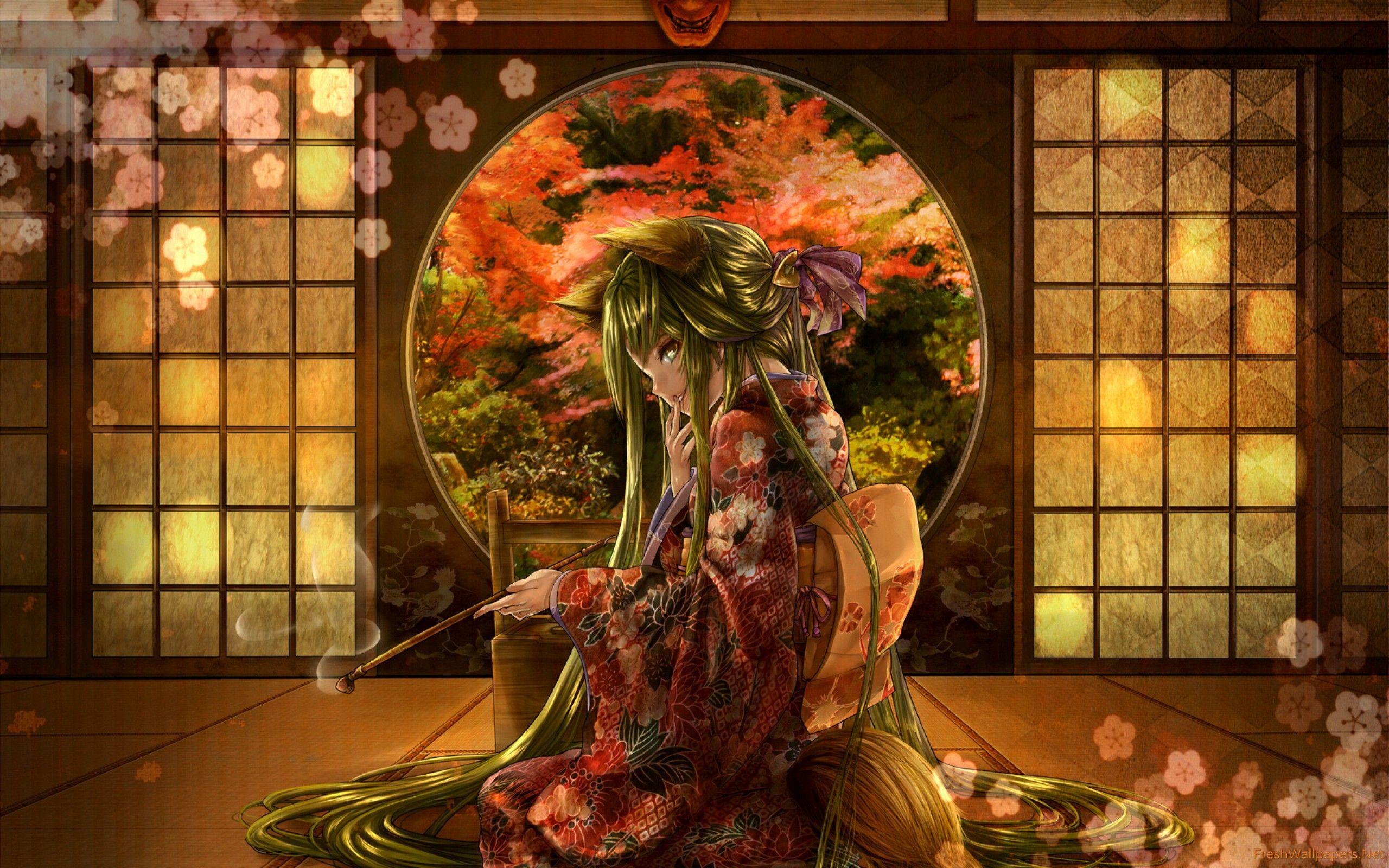 2560x1600 geisha wallpaper