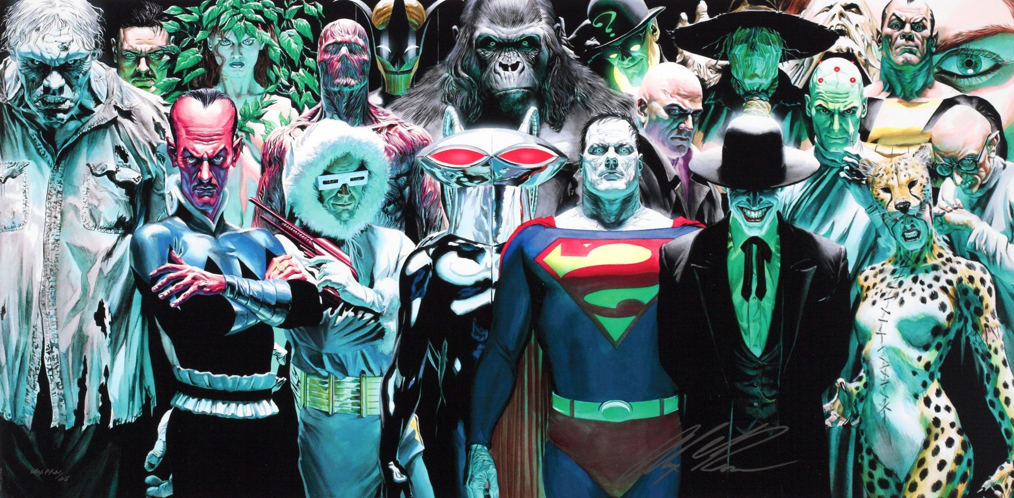 2000x983 Joker, Superman, Comics, Sinestro Dc