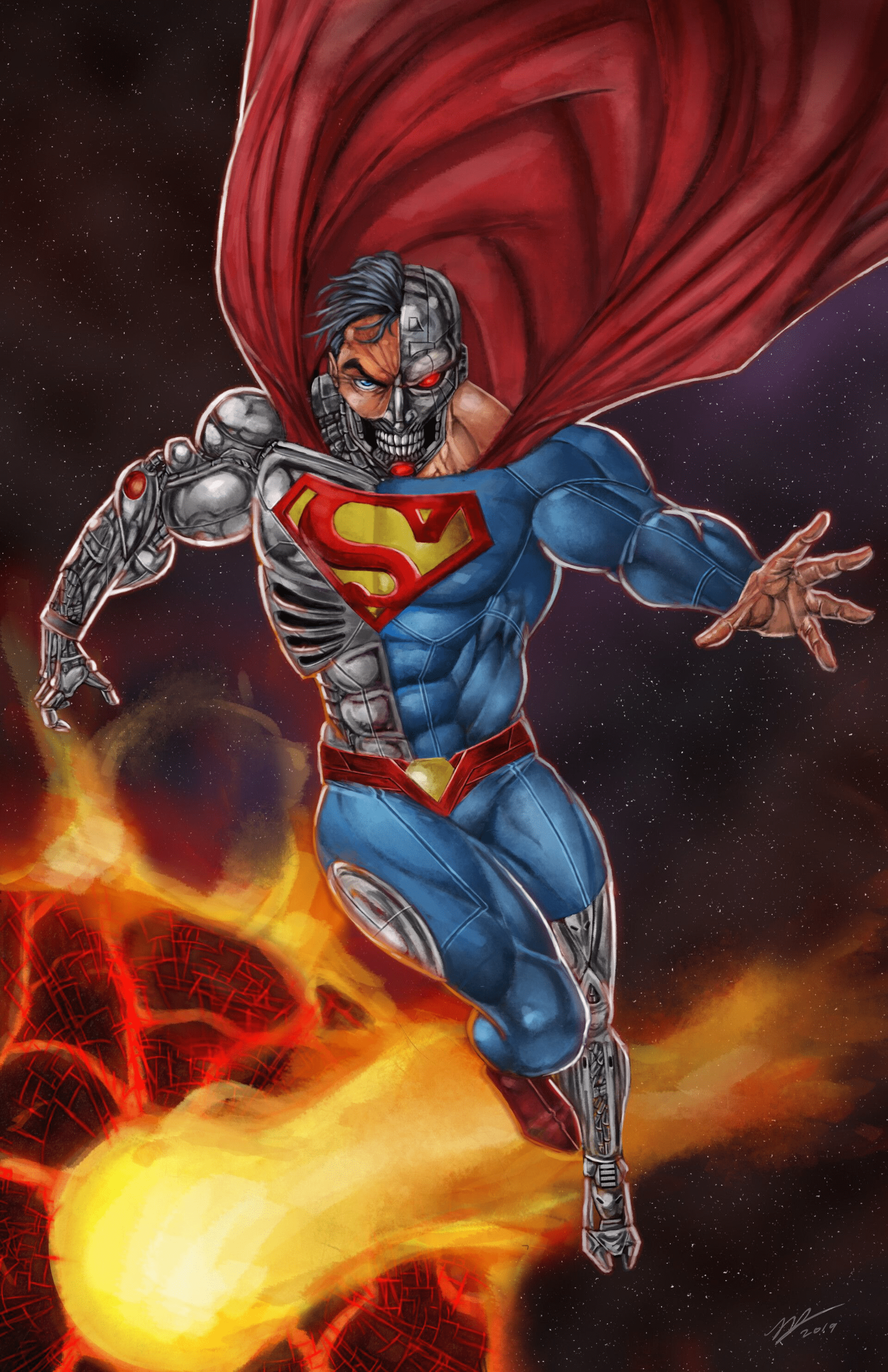 1920x2967 Cyborg Superman (DC)