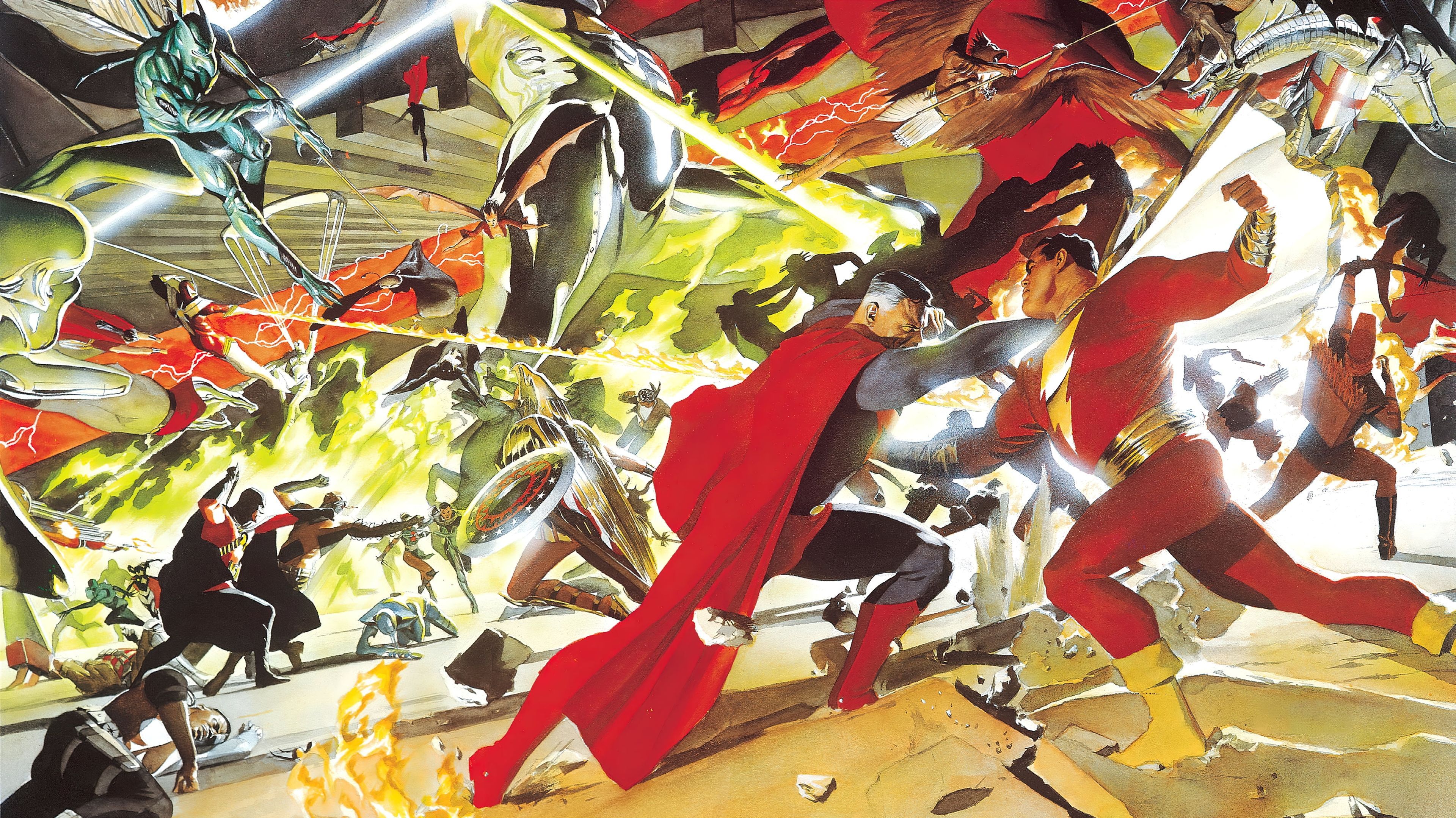 3840x2160 Alex Ross, Green Arrow, comics, comix