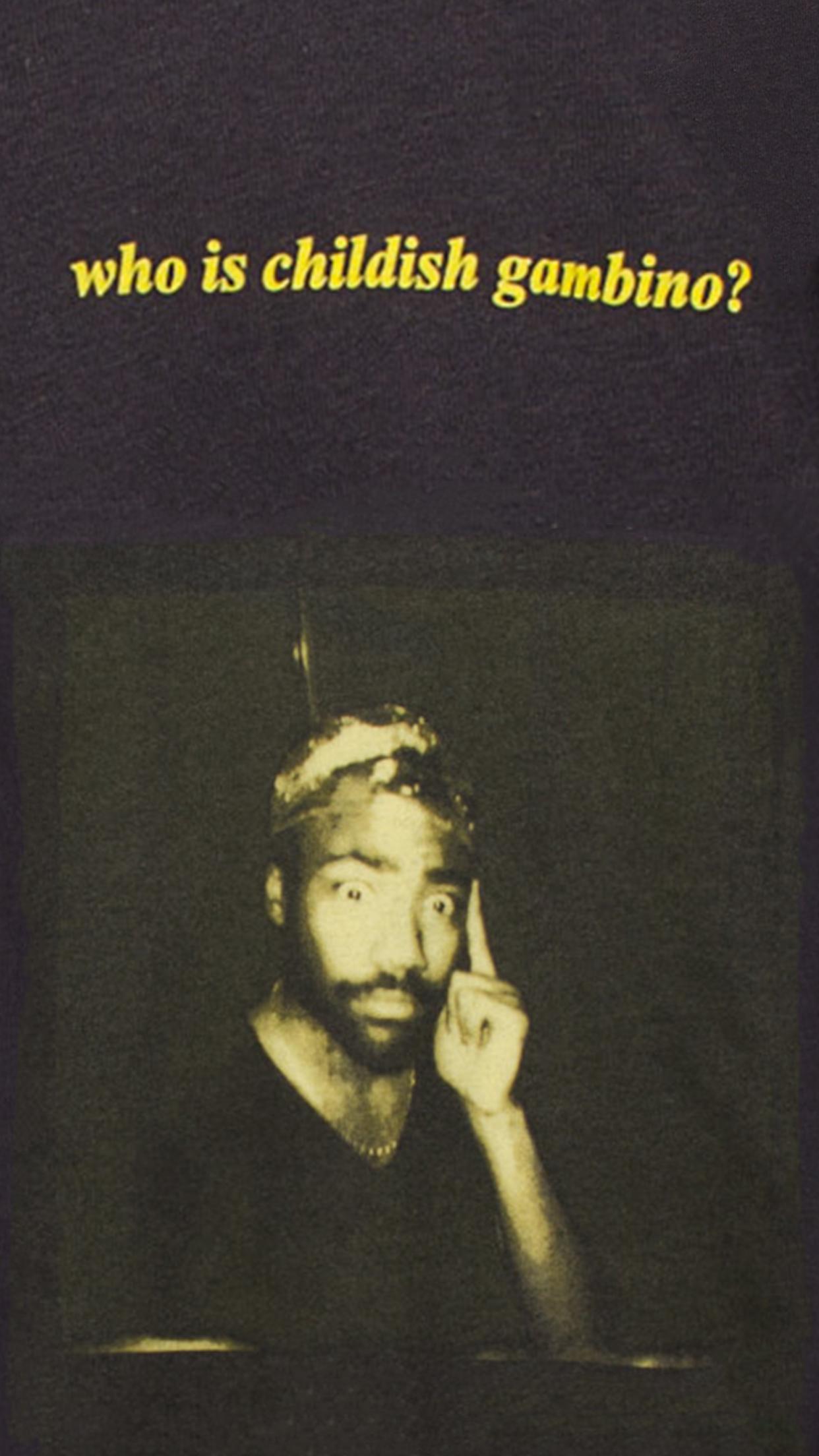 1242x2208 Who is Childish Gambino phone wallpaper I made