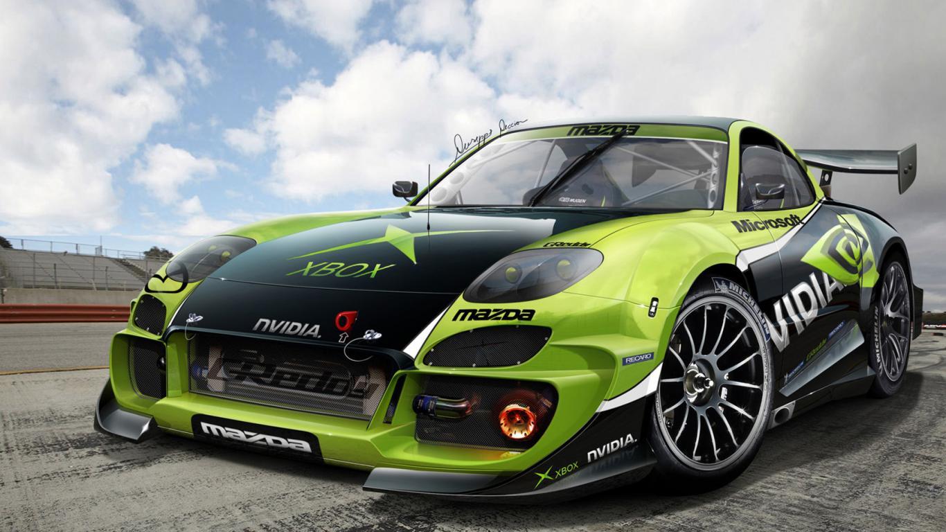 1366x768 Sports cars wallpaper for desktop