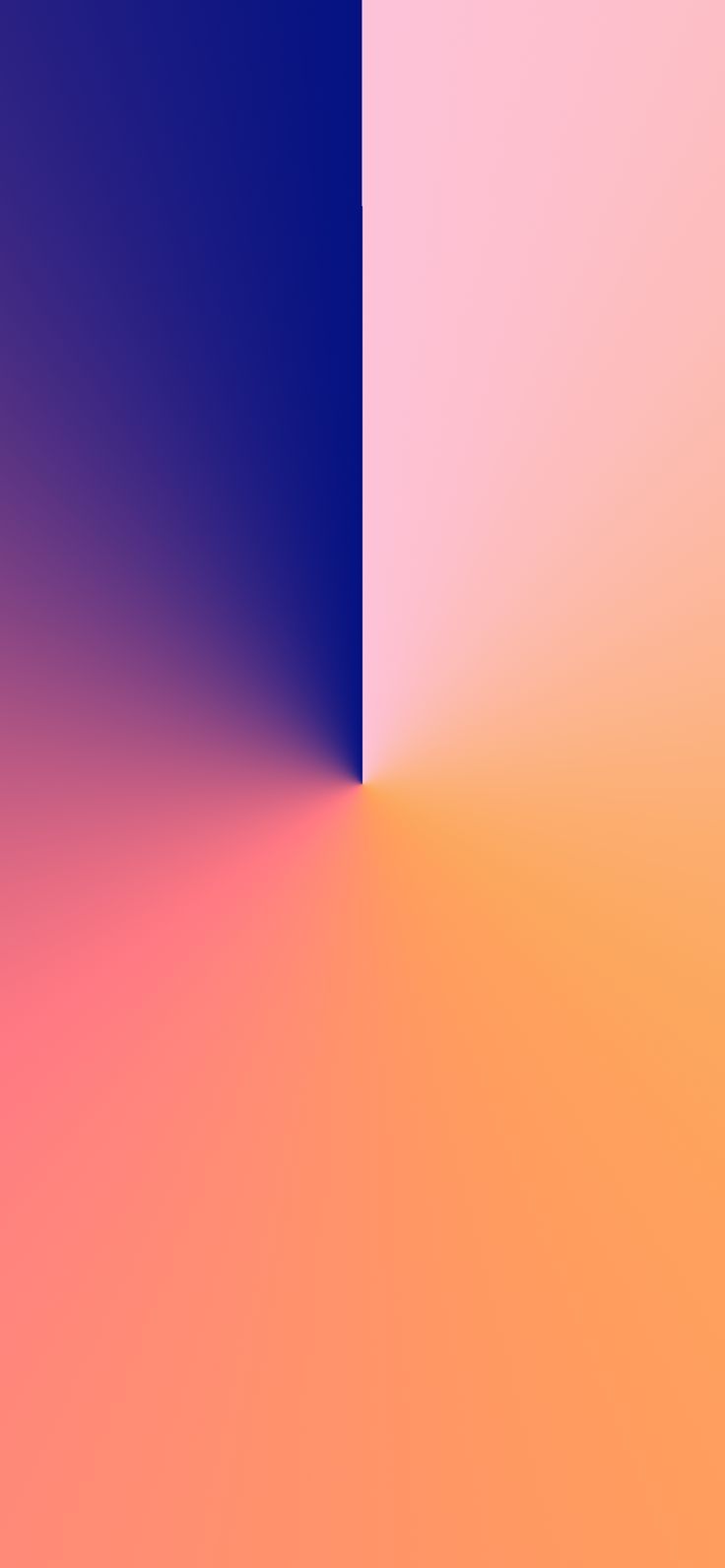 736x1592 Split Colors iPhone 13 Pro Max Wallpaper