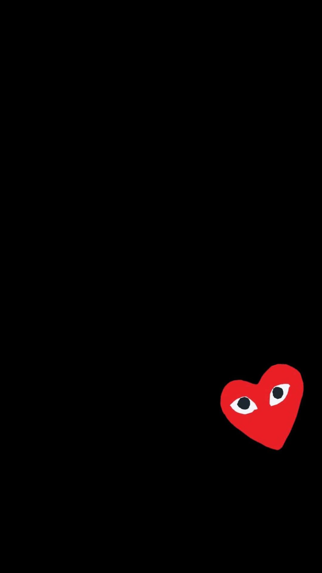 1079x1920 Eyes On A Black Background Wallpaper