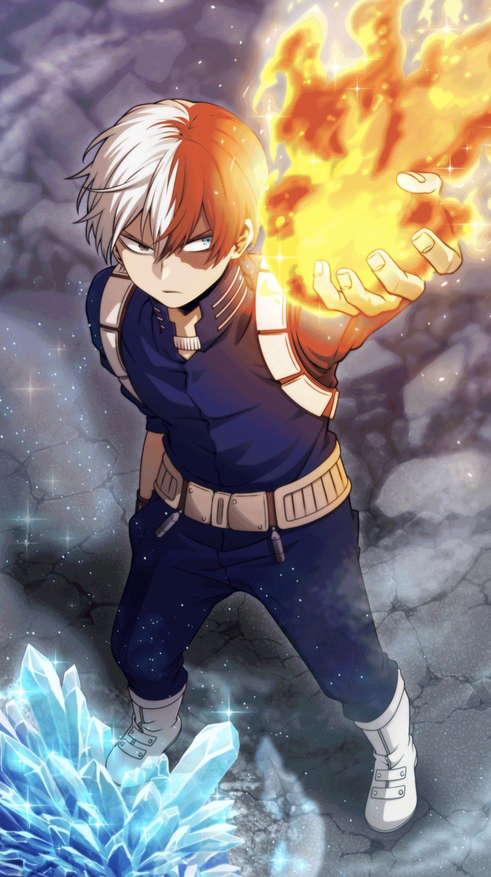986x1761 MHA Todoroki Wallpaper