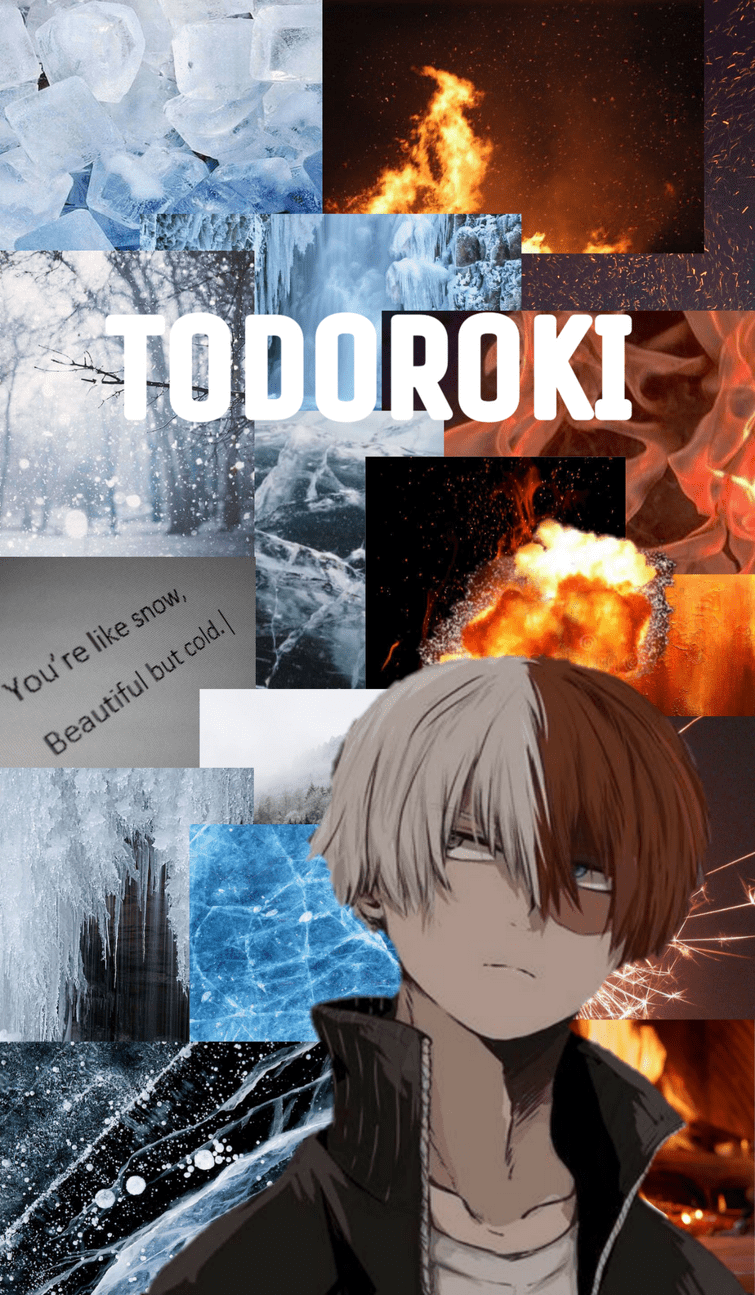 755x1295 Todoroki wallpaper