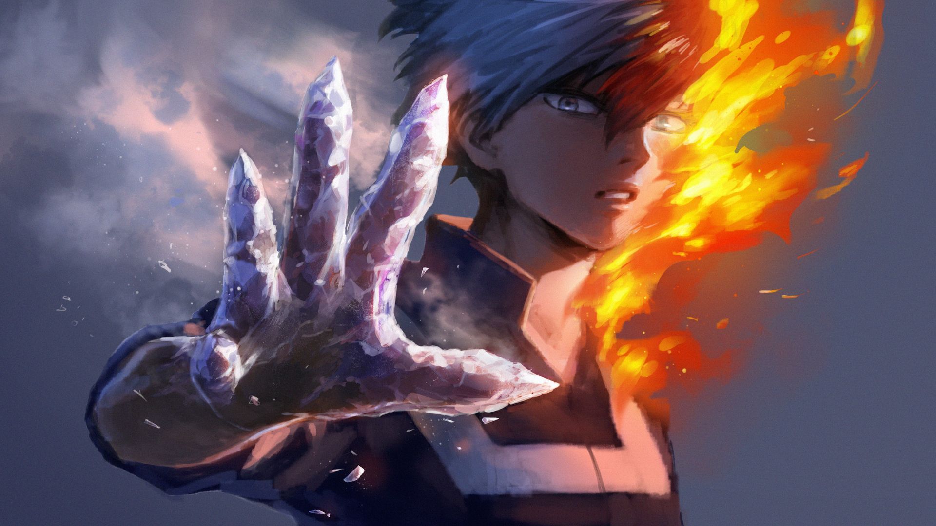 1920x1080 My Hero Academia Shouto Todoroki Laptop