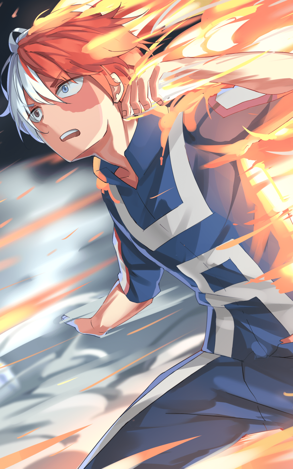 1200x1920 Shoto Todoroki Phone Wallpaper