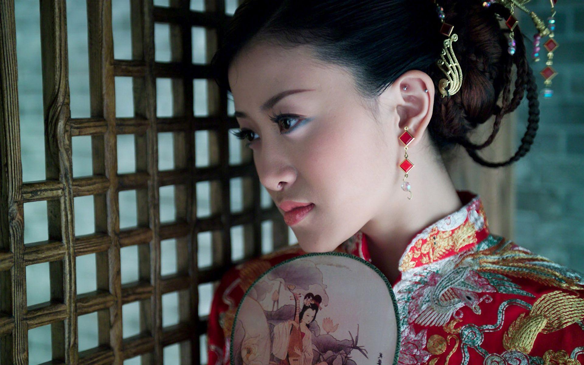 1920x1200 Beautiful geisha Wallpaper