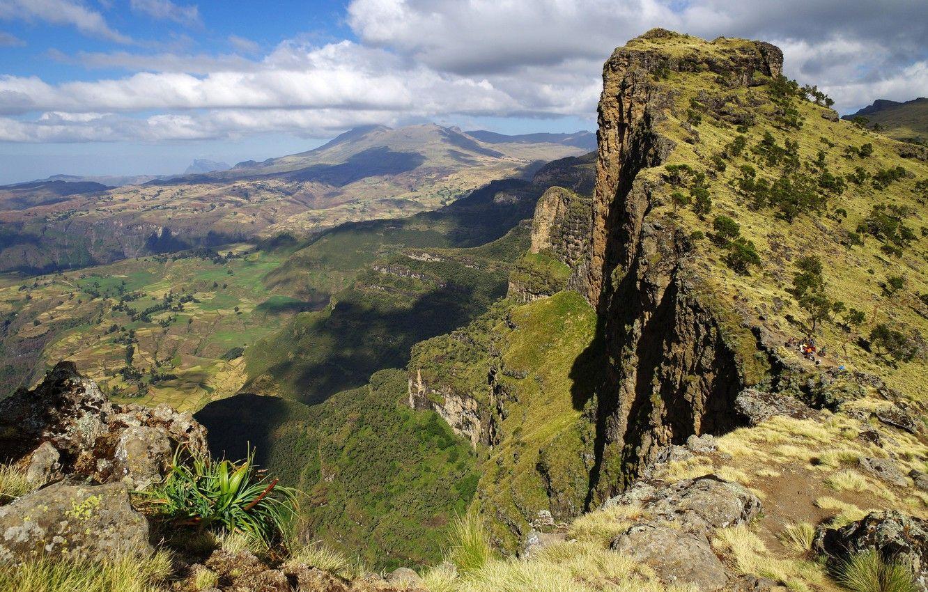 1332x850 Wallpaper mountains, Ethiopia, Simien Mountains National Park, Amhara image for desktop, section пейзажи