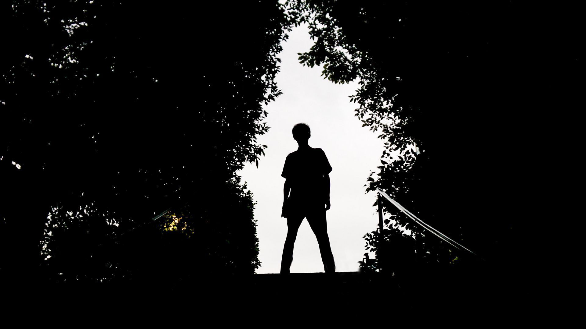 1920x1080 Man In Dark Wallpaper