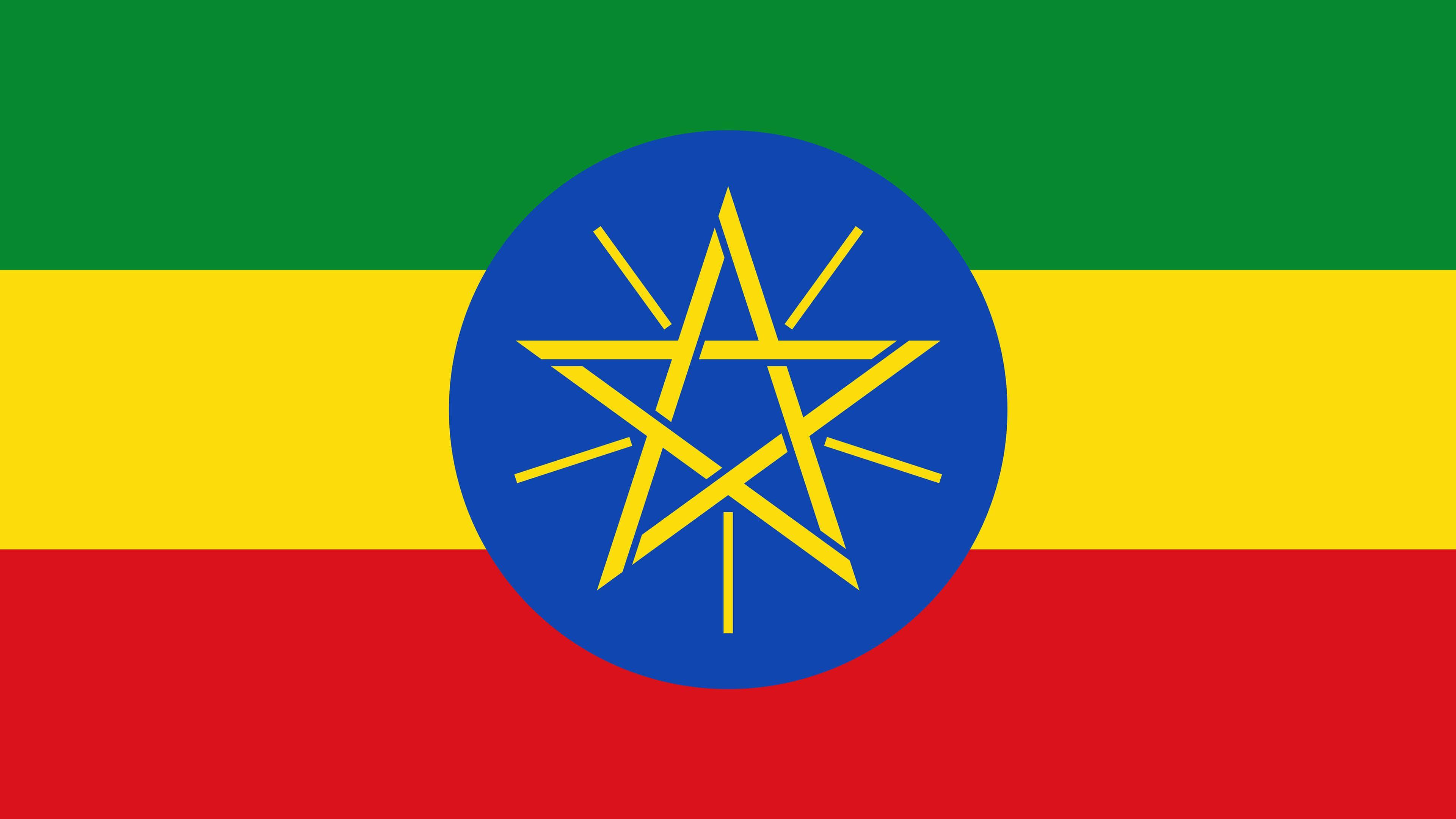 3840x2160 Ethiopia Flag UHD 4K Wallpaper