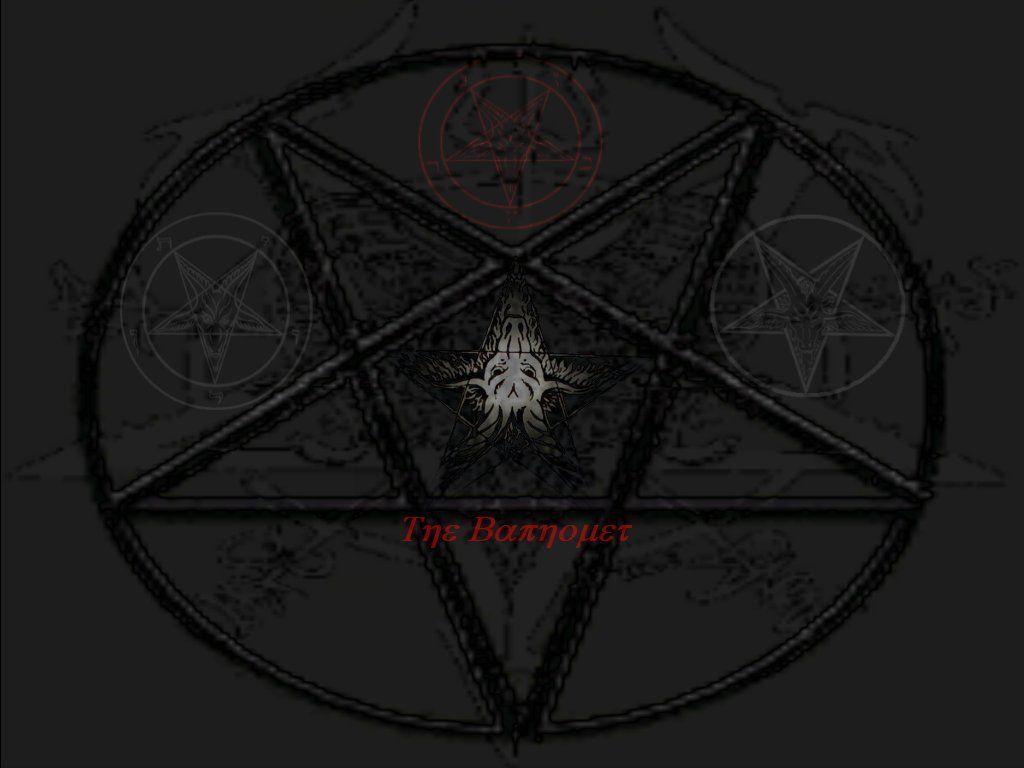 1024x768 Satanic Pentagram Wallpaper