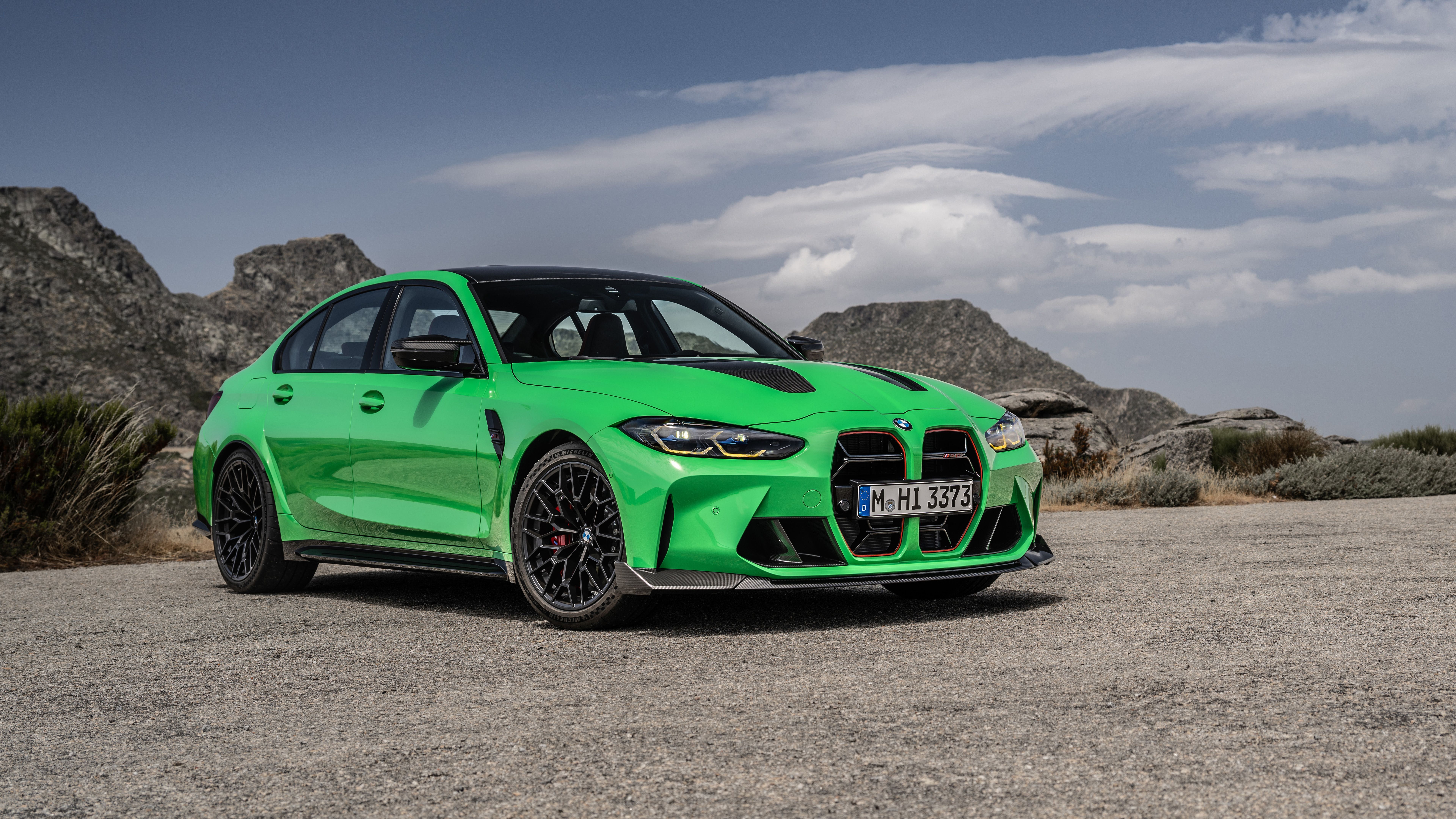 7680x4320 BMW M3 CS 2023 8K Wallpaper Car