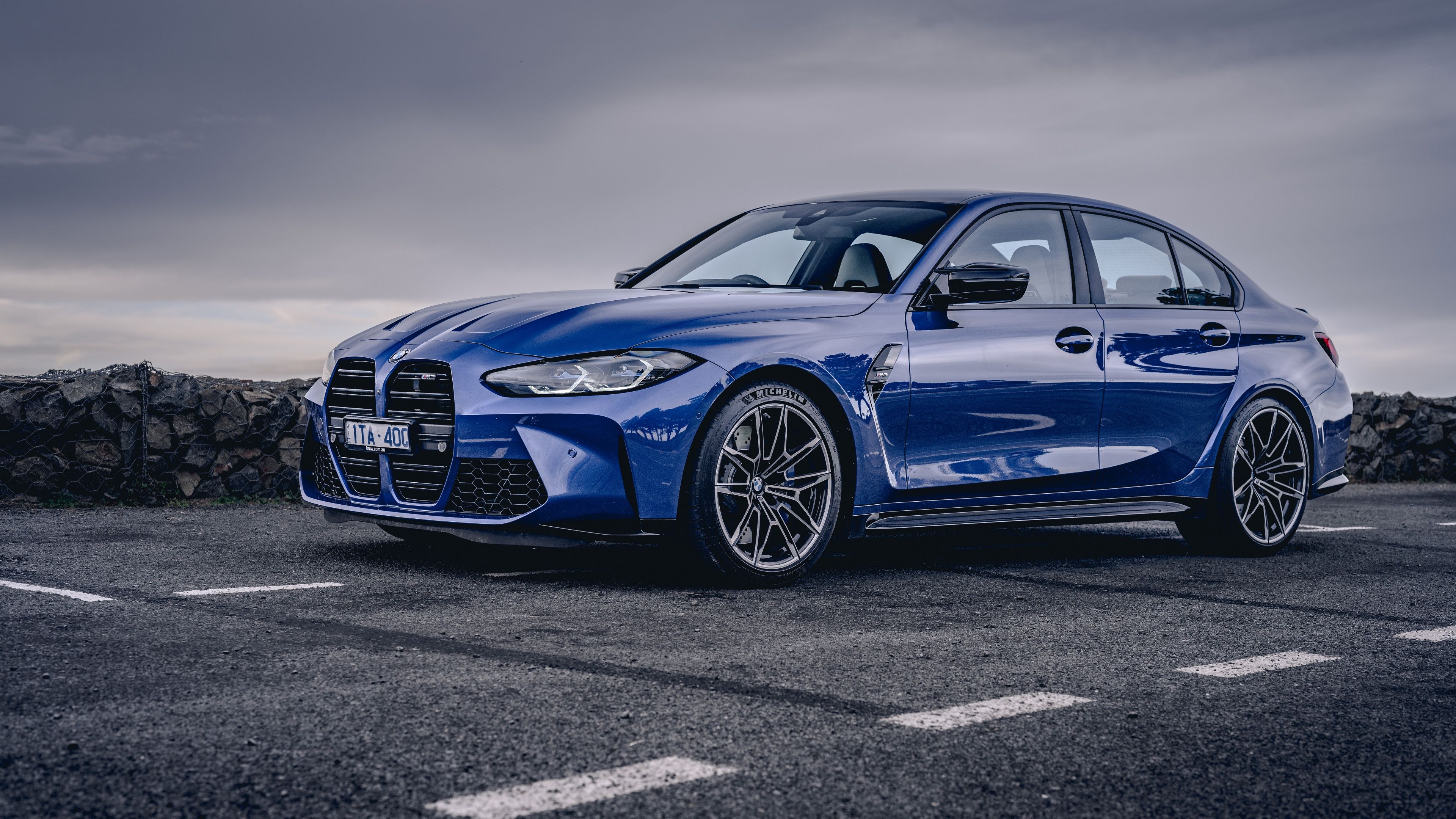 3840x2160 BMW M3 Wallpaper 4K, Sports sedan