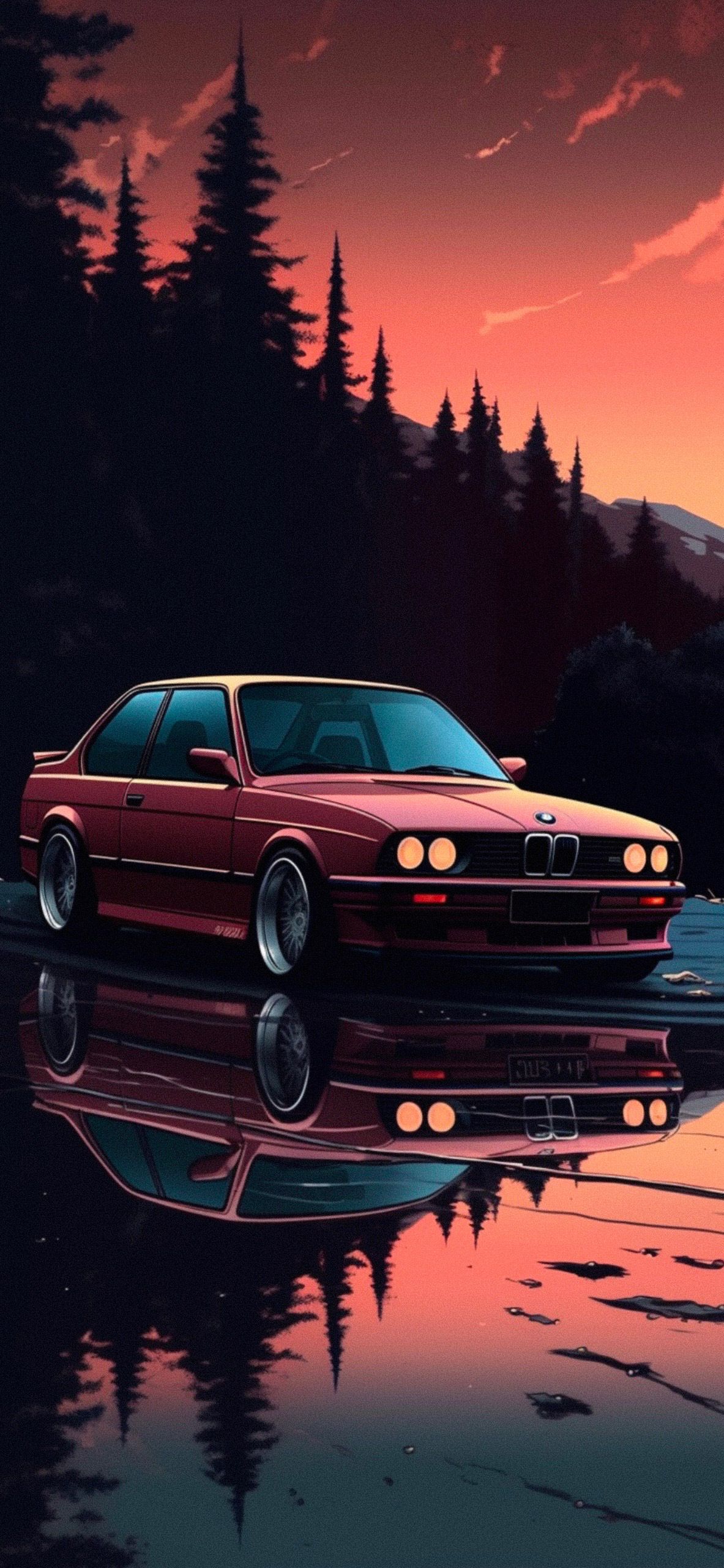 1183x2560 BMW M3 E30 Wallpaper iPhone