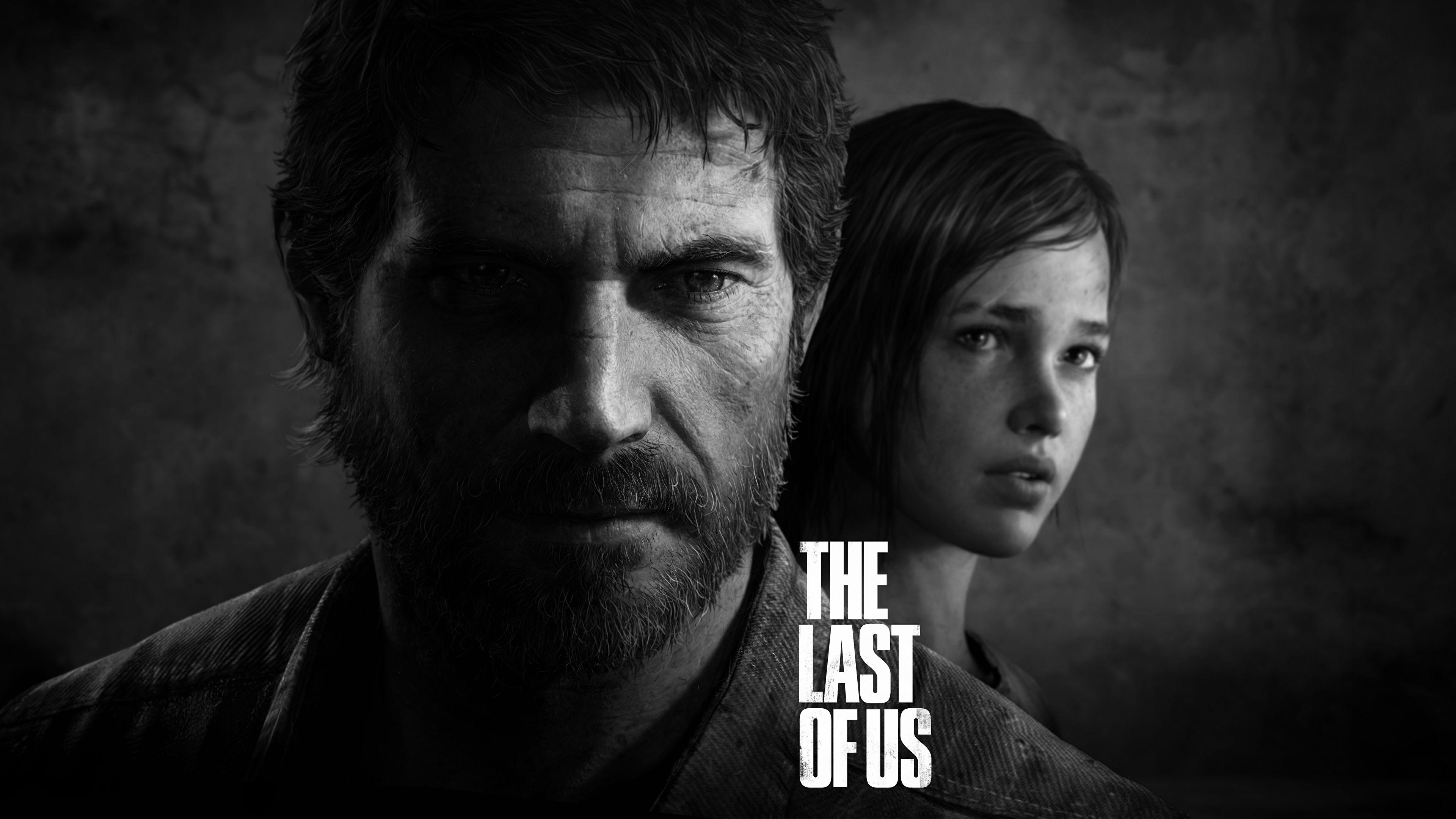 3840x2160 Wallpaper The Last of Us Men Moustache Joel, Ellie bearded