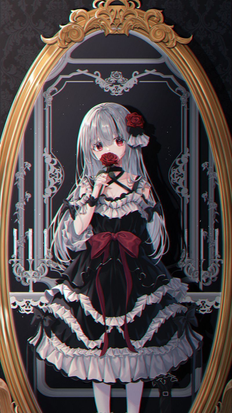 800x1420 Download wallpaper 800x1420 girl, roses