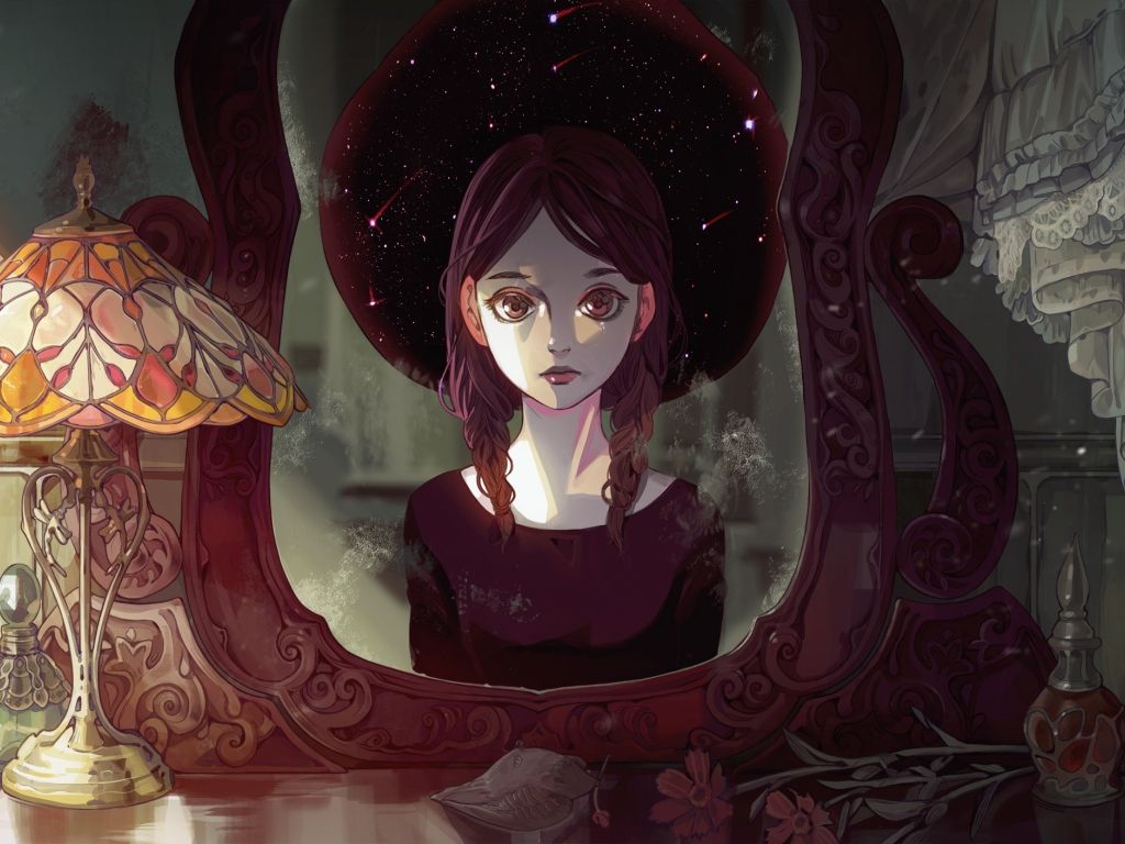1024x768 Wallpaper original, anime girl