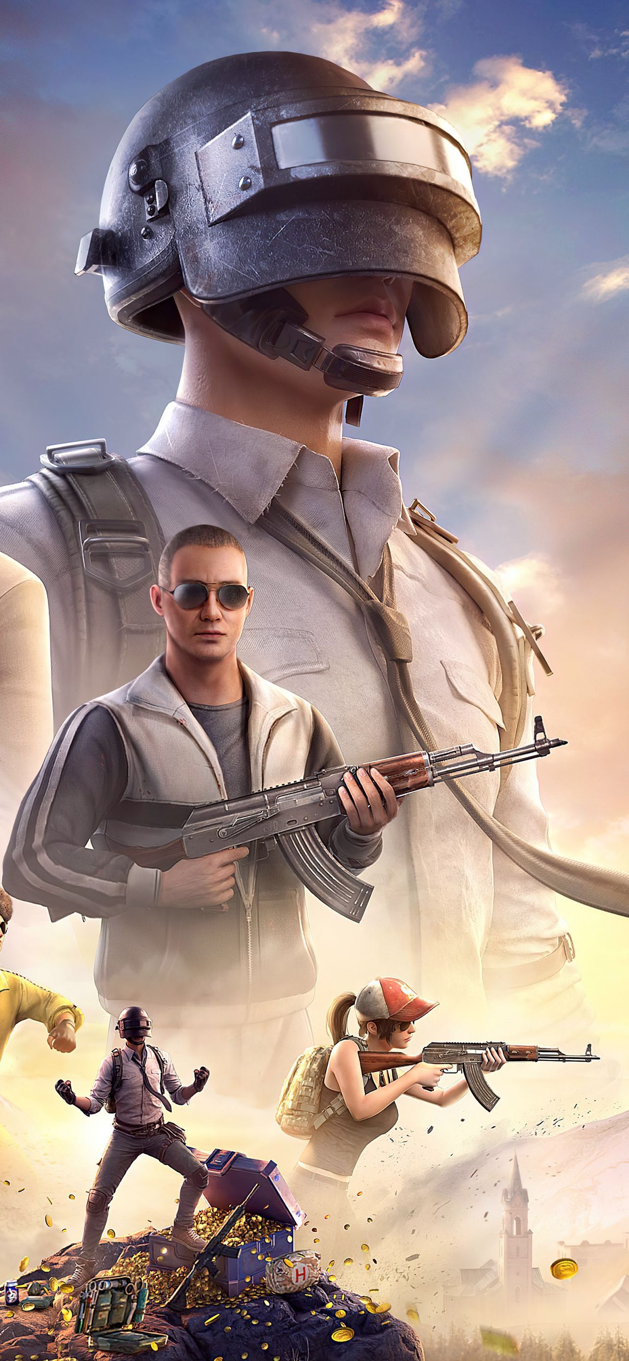 1284x2778 Download PUBG Treasure Hunt Krafton