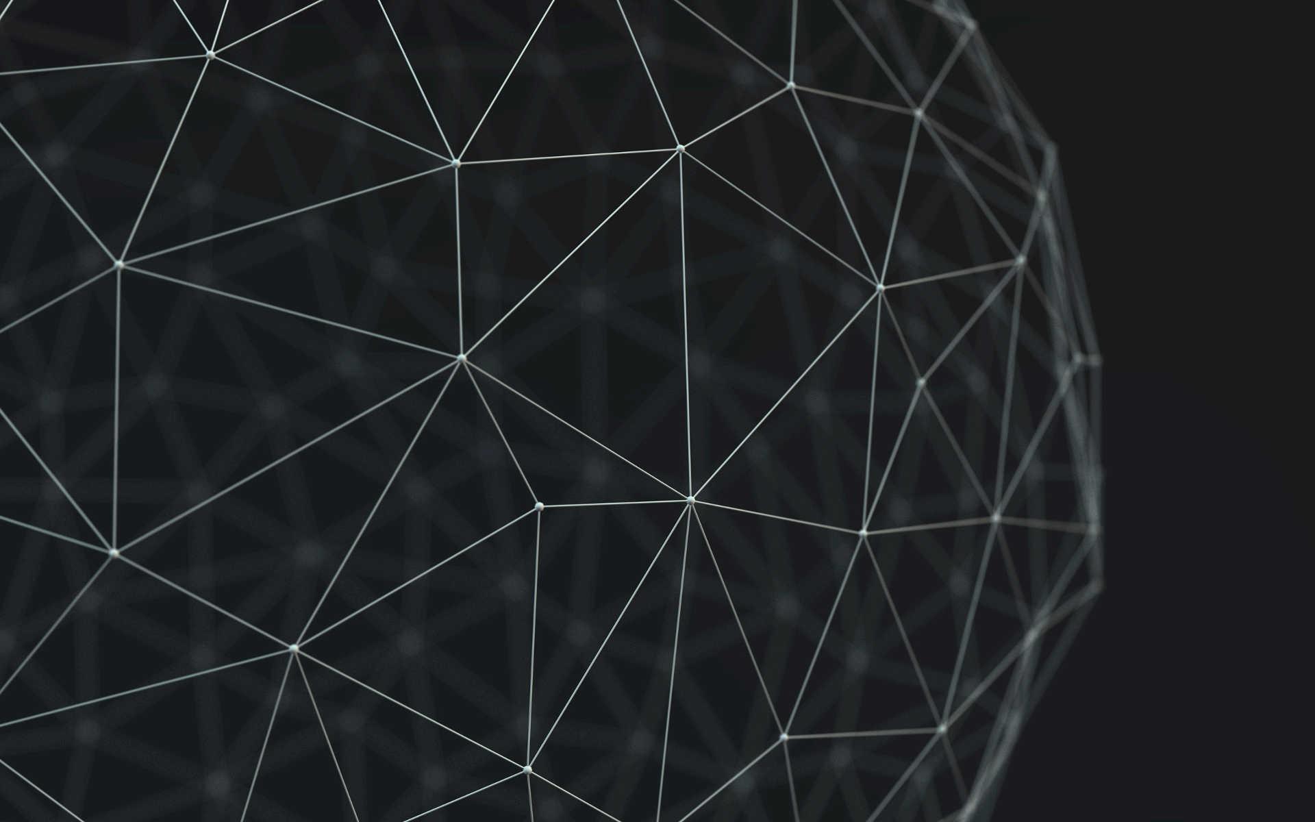 black blockchain background