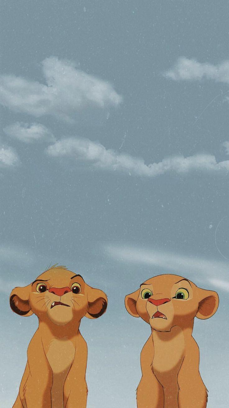 736x1308 Lockscreen Lion King Simba And Nala, HD Wallpaper