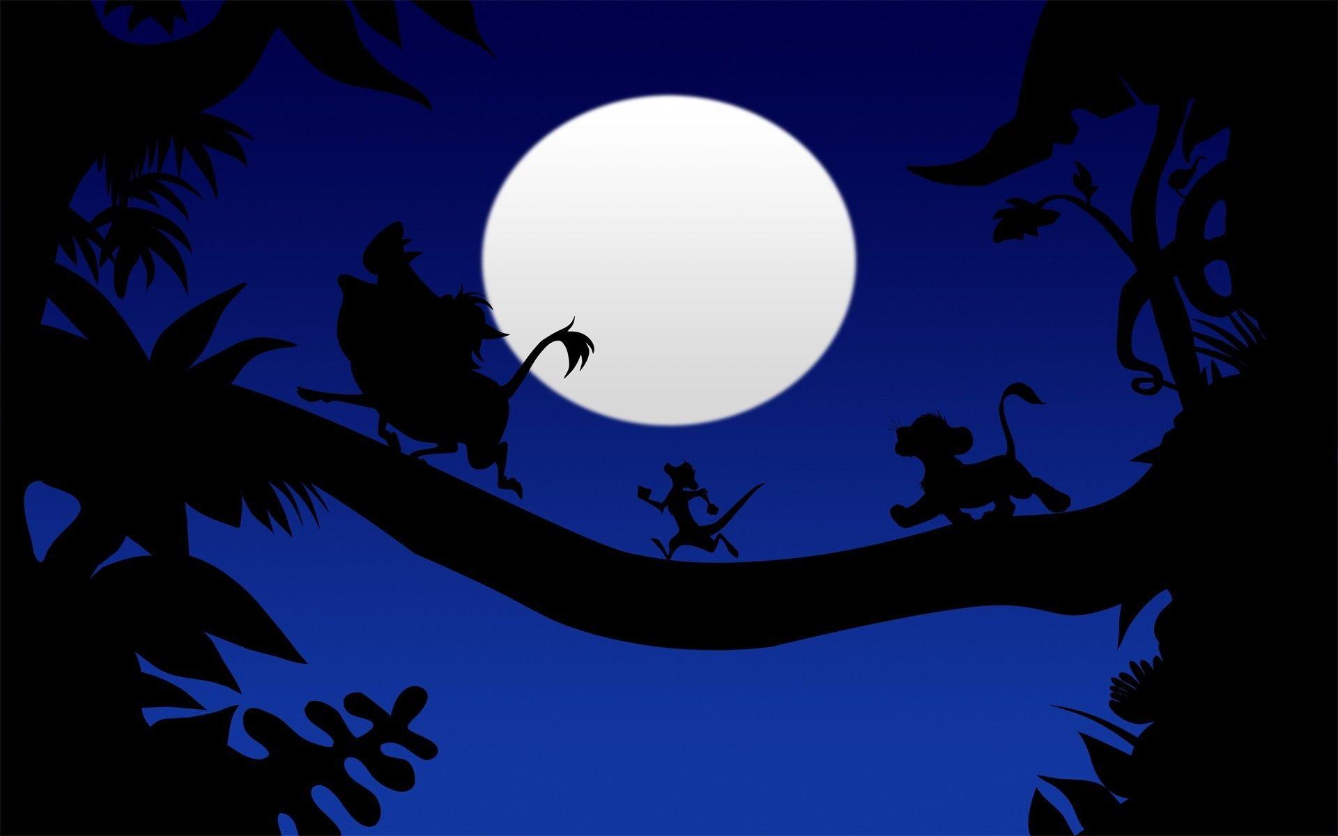 1920x1200 The Lion King, Animated Movies, Simba, Moon Wallpaper HD
