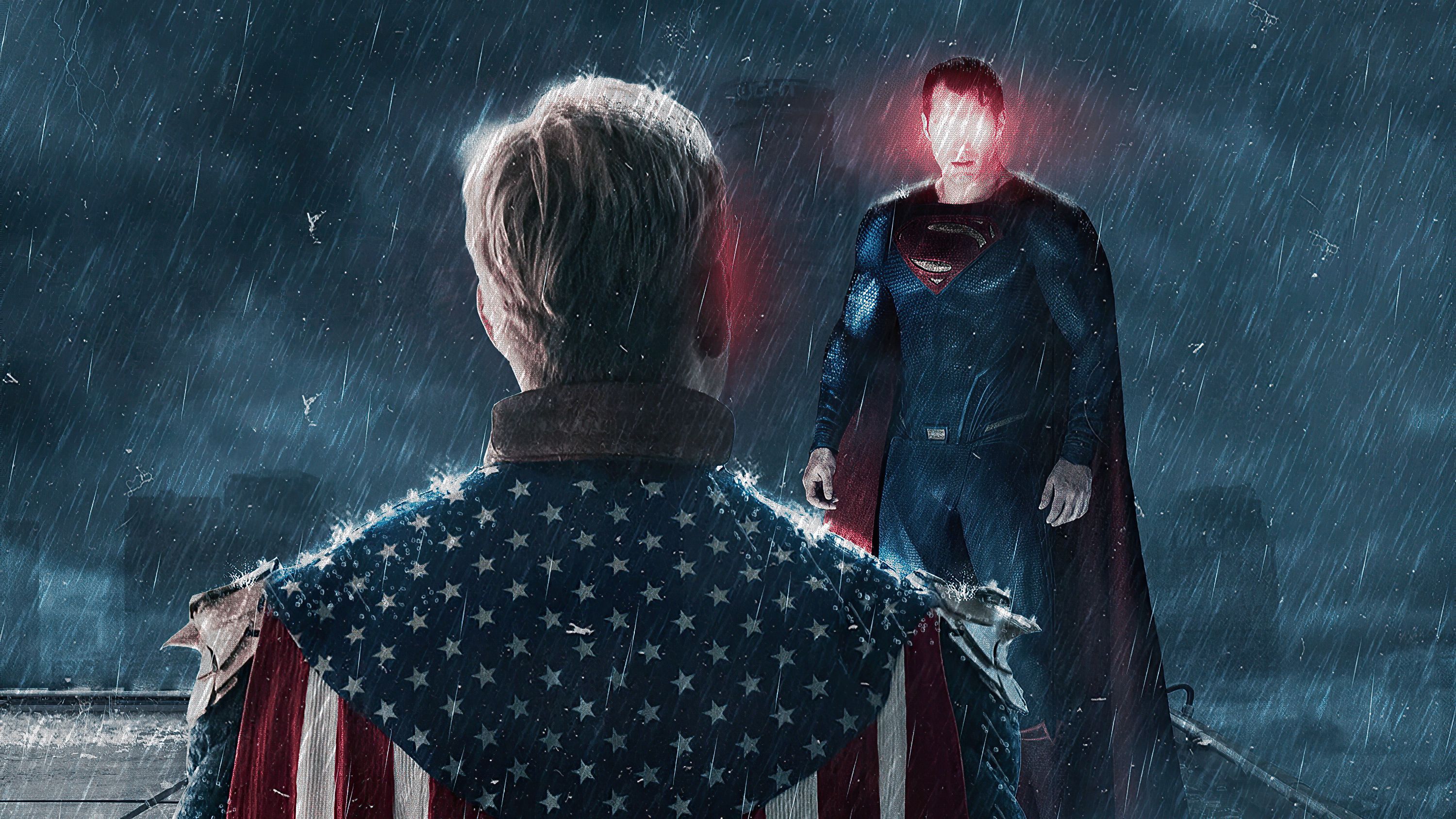 3000x1687 superman, superheroes, artwork, tv