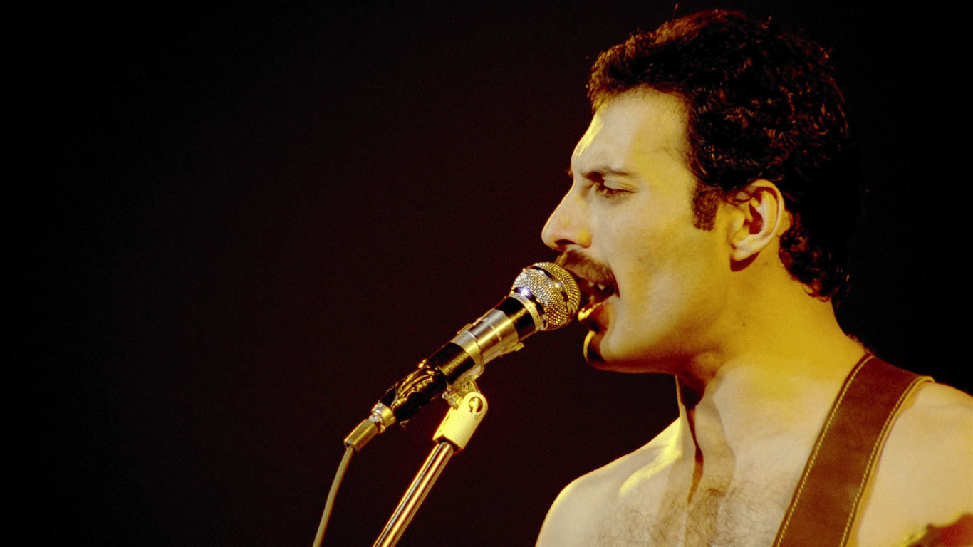 1366x768 Freddie Mercury wallpaperx768