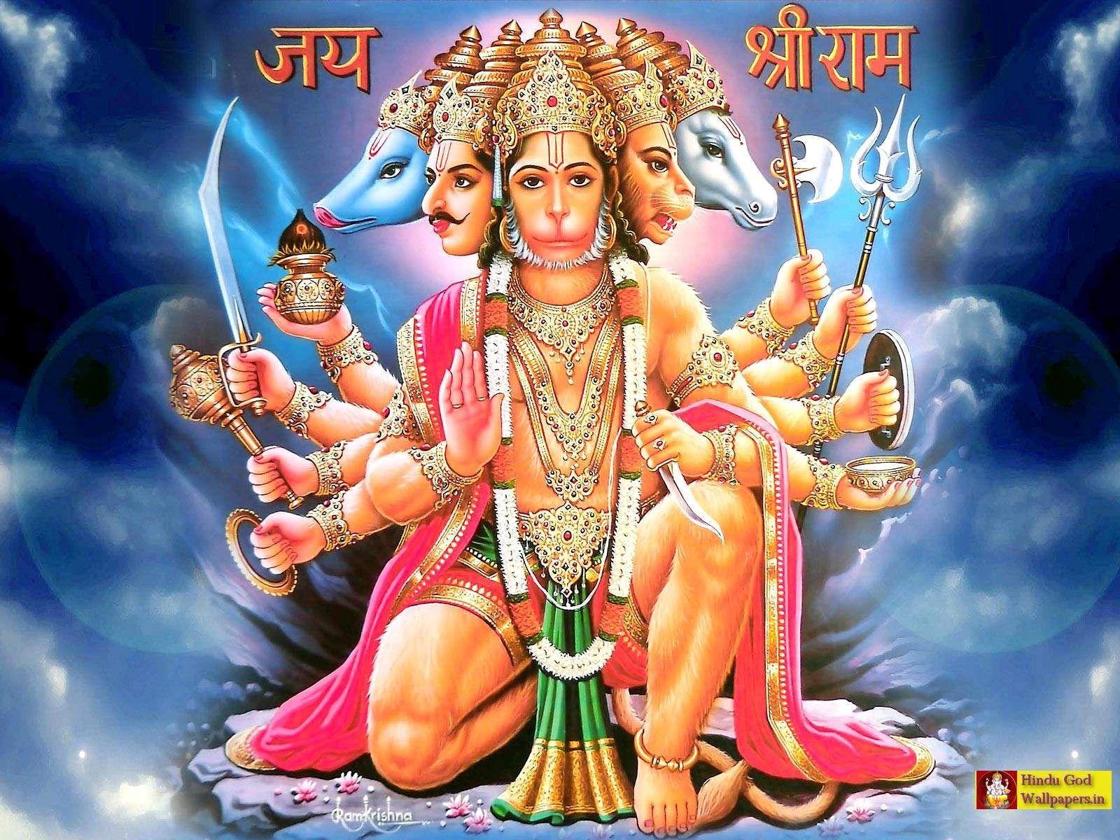Mahabali hanuman - indian god vector illustration. | CanStock
