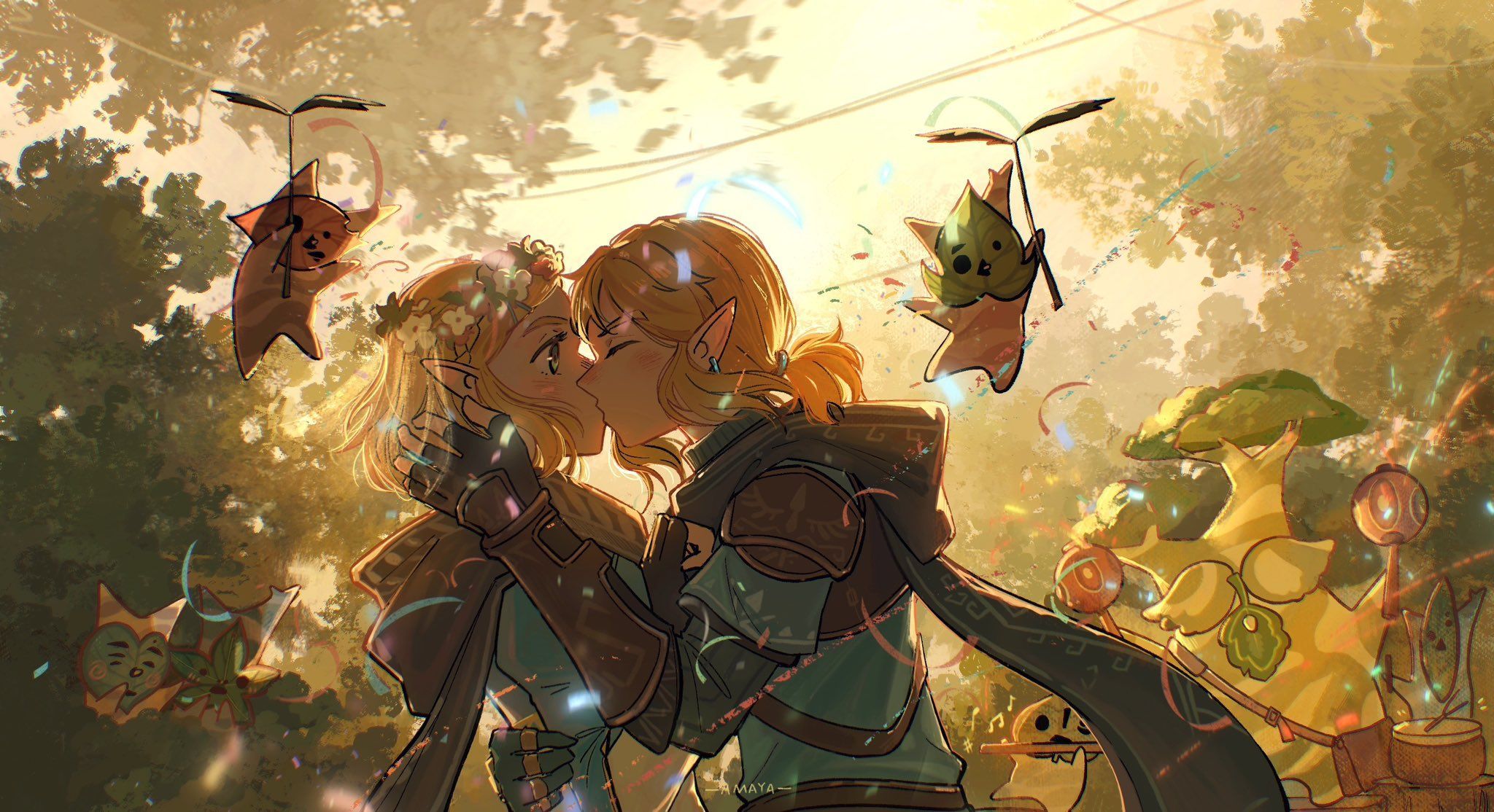 2048x1114 Zelink #totk #ZeldaTearsOfTheKingdom