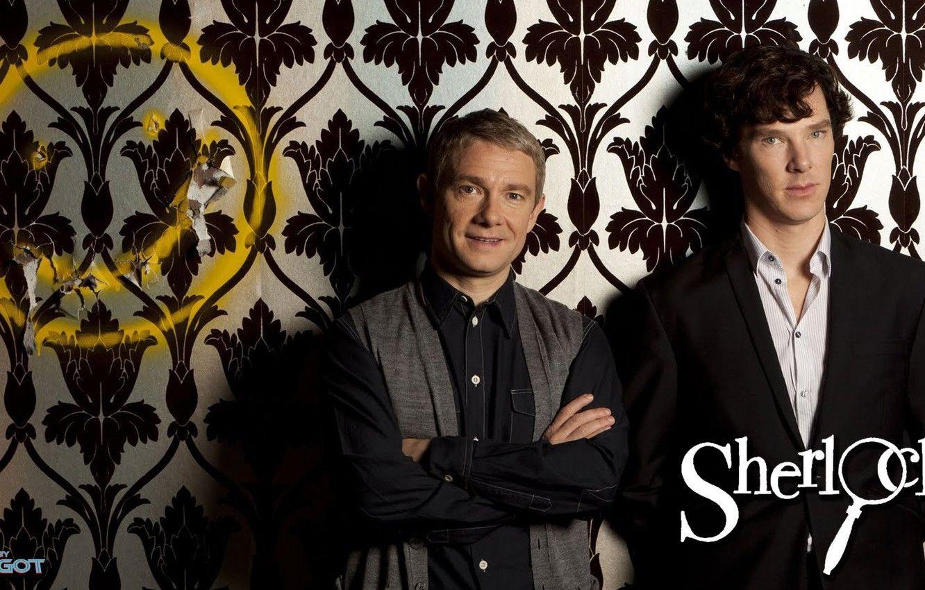 1332x850 Wallpaper wall, Wallpaper, Sherlock Holmes, smiley, Martin