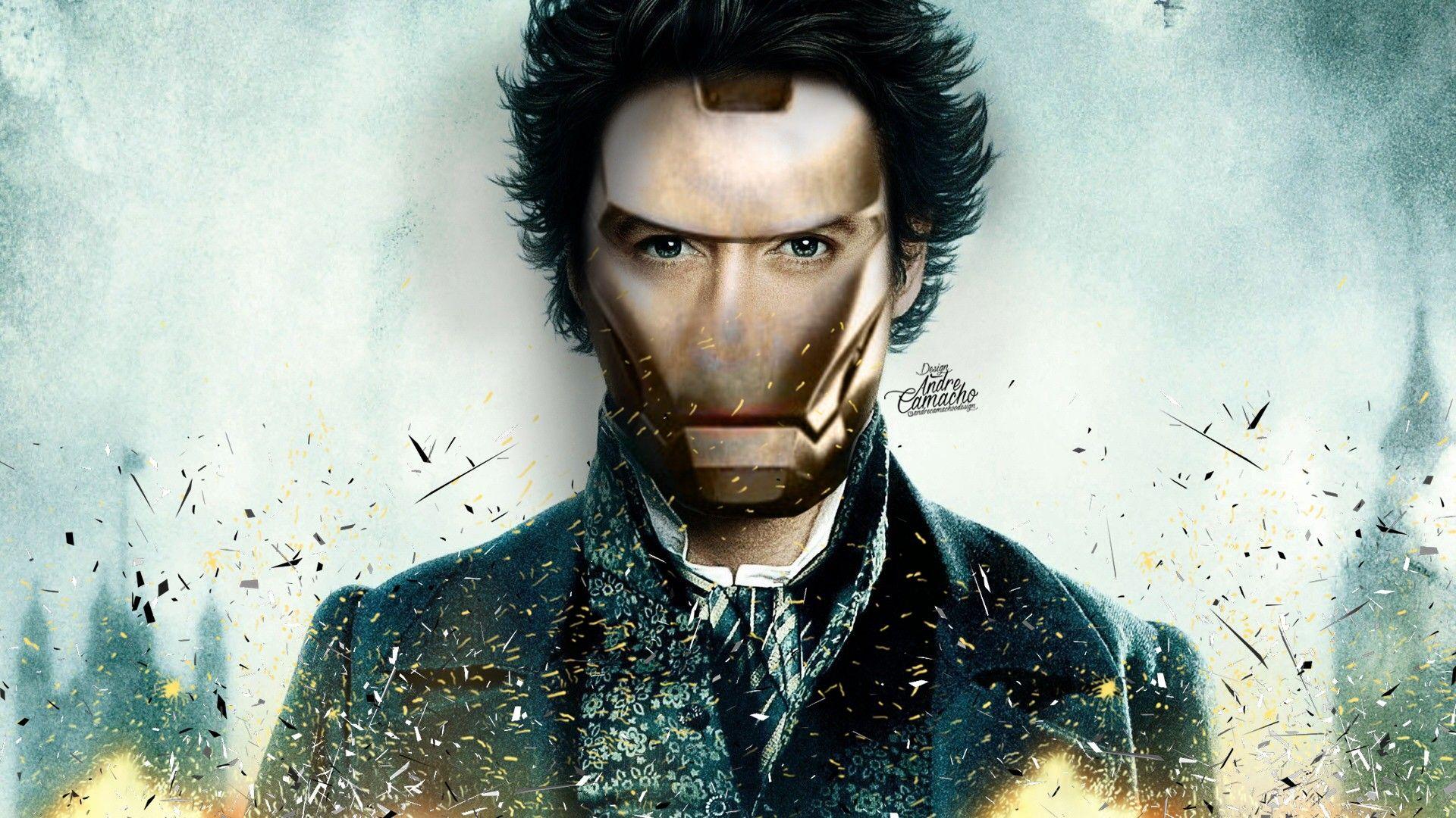 1920x1080 Iron Man, Photo manipulation, Sherlock Holmes, Crossover HD