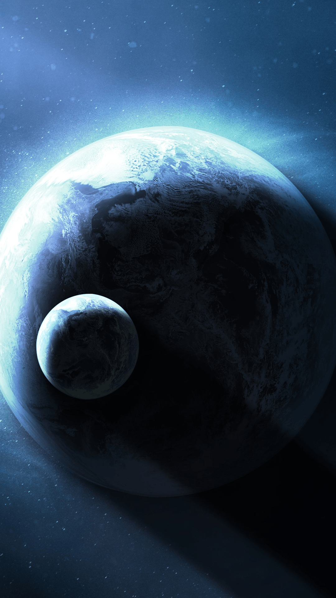 1080x1920 Deep Space Planets iPhone WallpaperK