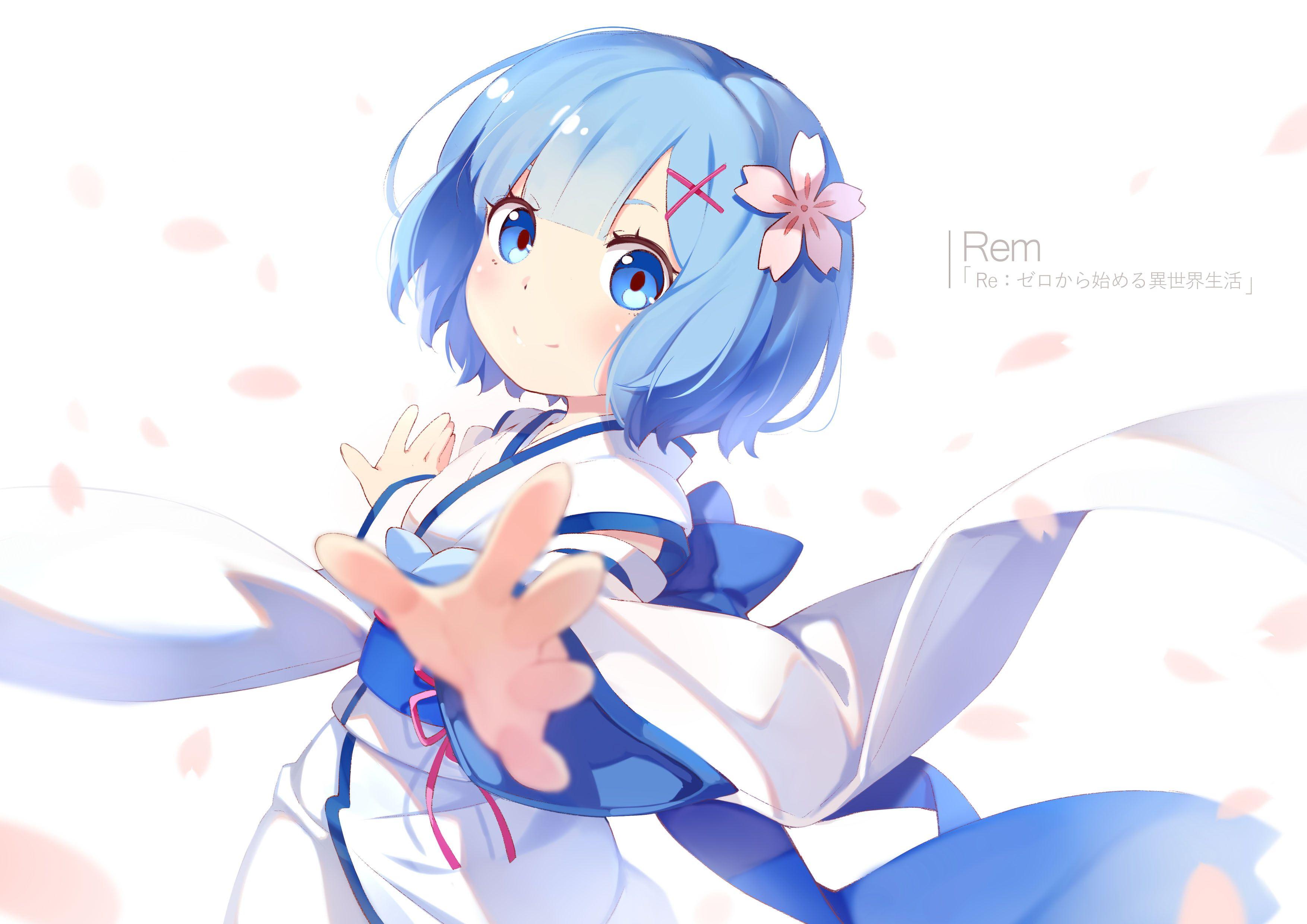 Rem ReZero Wallpaper for iPhone  Android by ElZenoval on DeviantArt