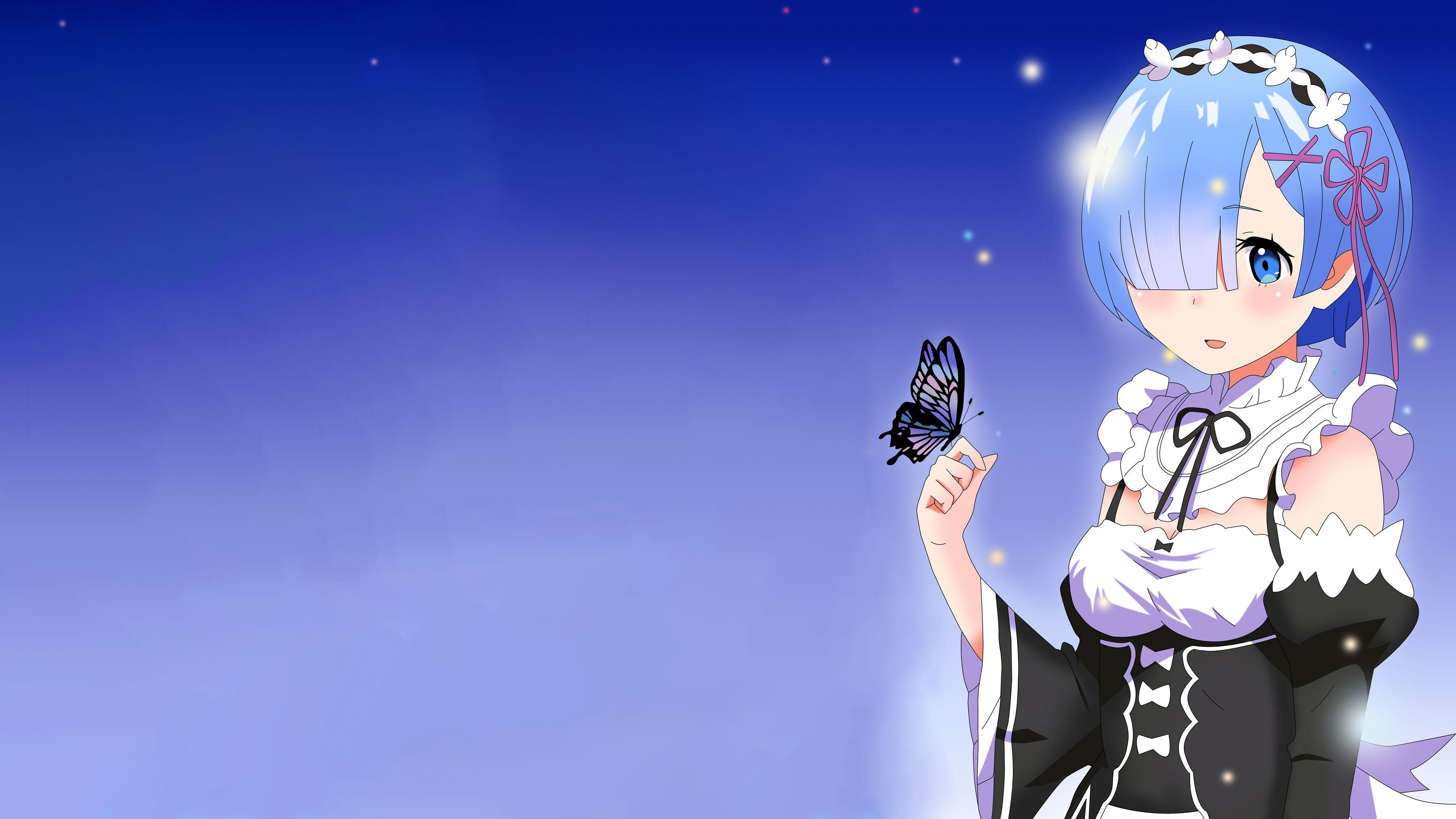 Anime Wallpapers Rem Re zero  Kawaii anime Anime wallpaper phone Anime  artwork wallpaper