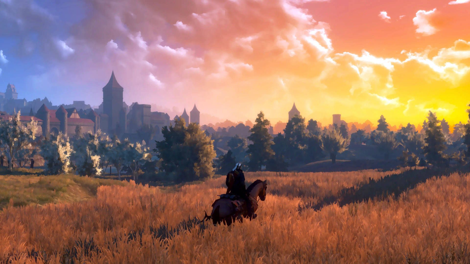 1920x1080 Download Witcher 3 4k Fields Wallpaper