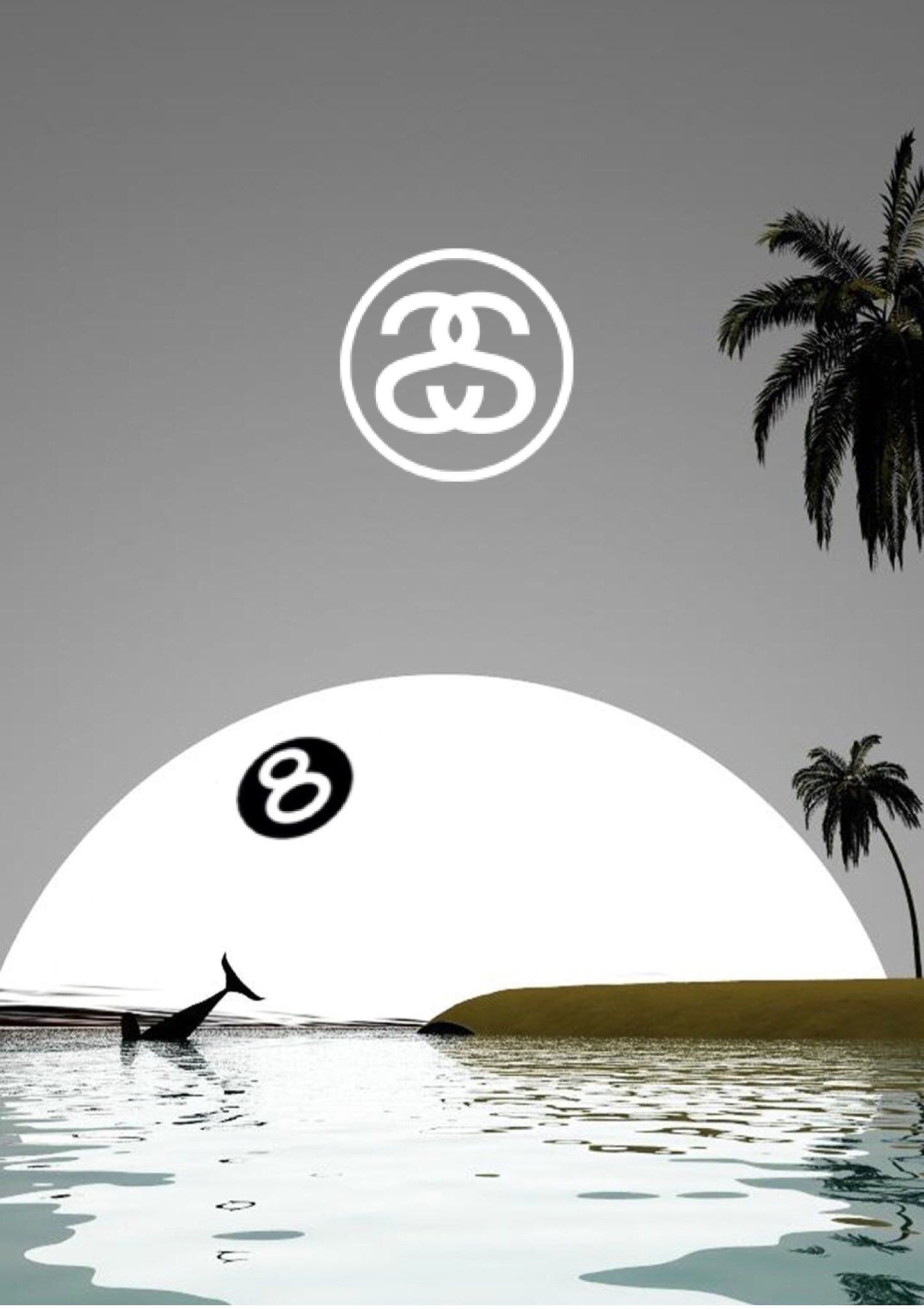 1445x2048 iphone wallpaper on X: Stussy 8 ball