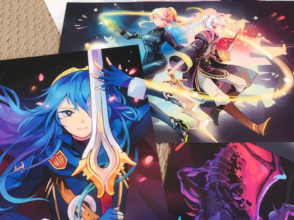 1024x768 Pink Robin Poster (11x17) FIRE EMBLEM