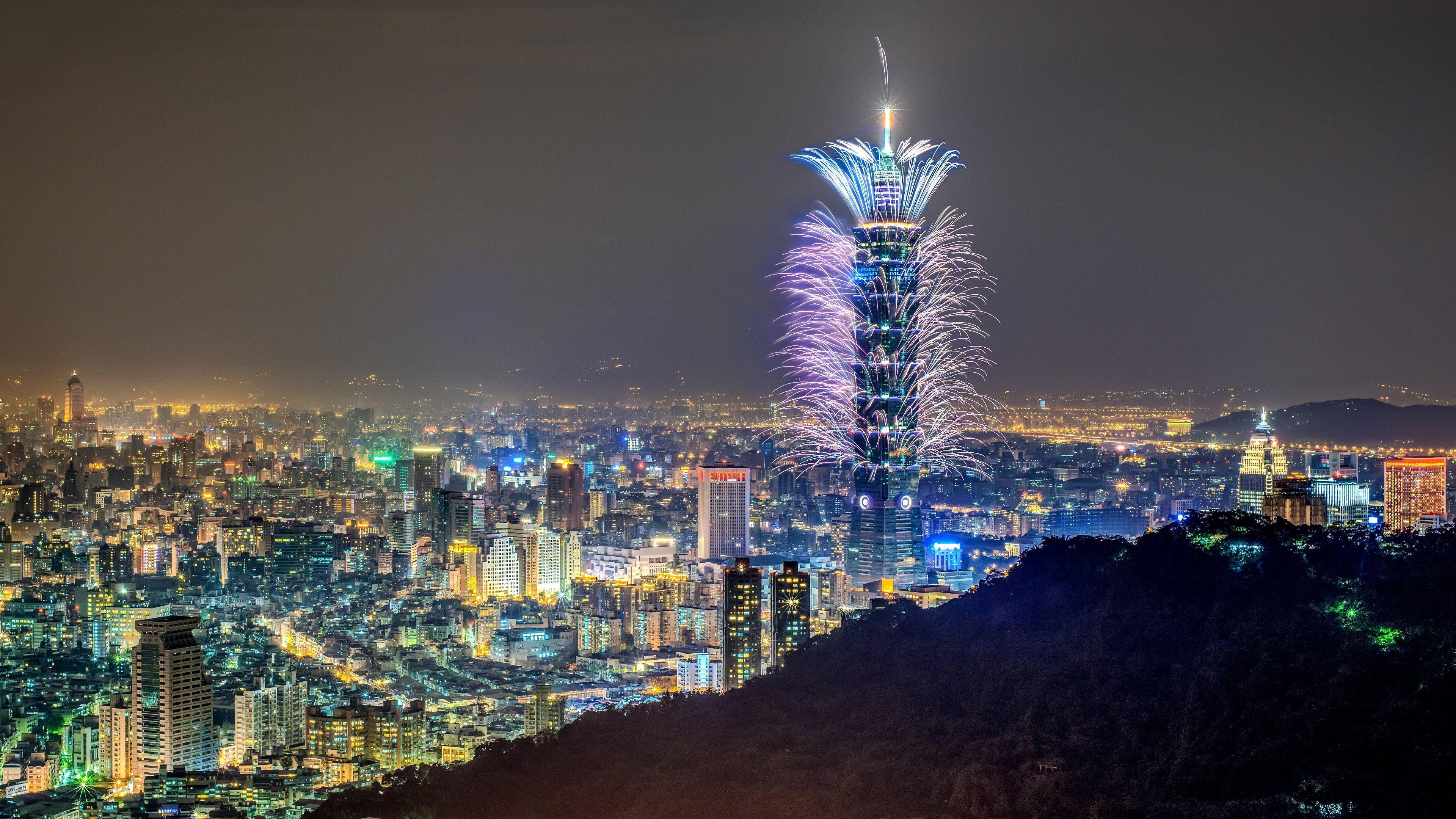 3840x2160 Taipei Wallpaper