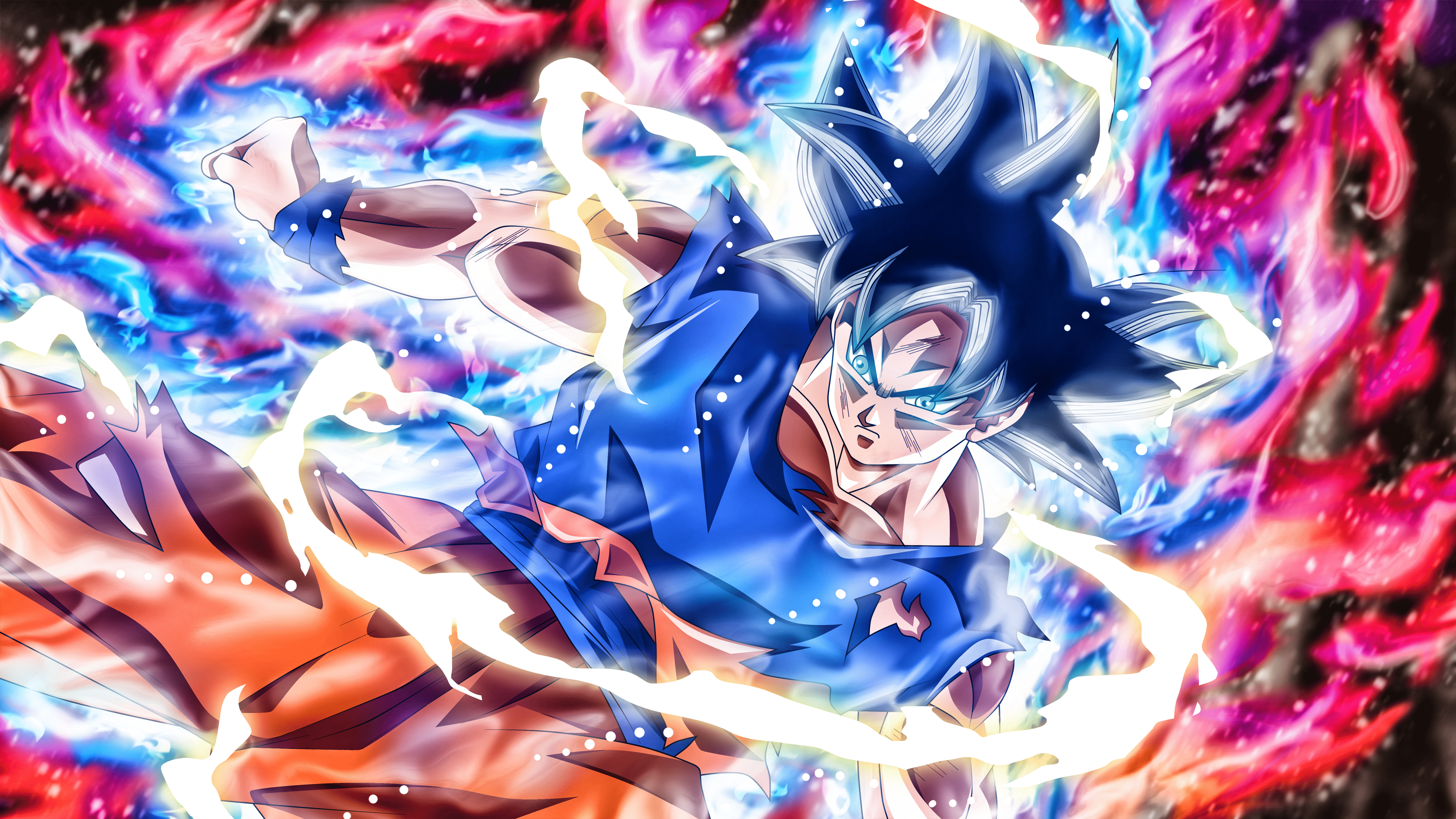 5760x3240 Goku, Ultra Instinct (Dragon Ball) wallpaper