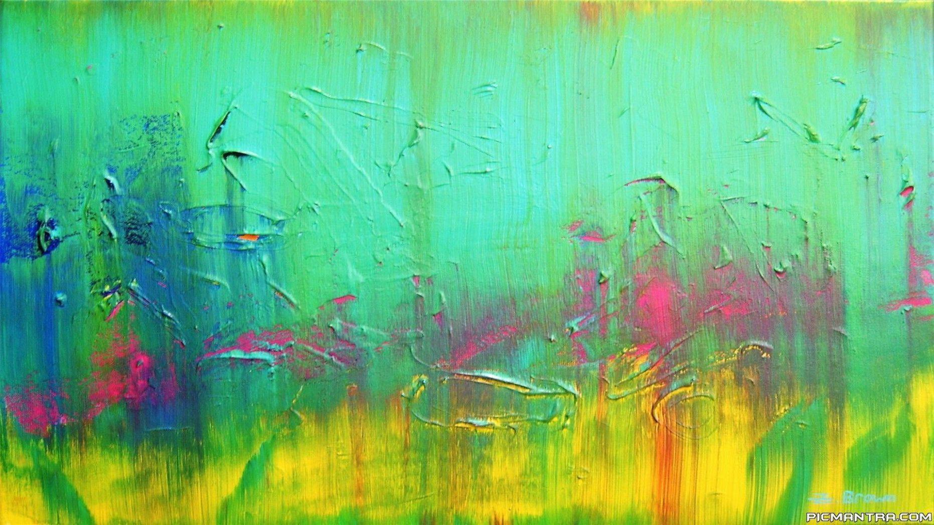 1862x1047 Abstract Painting Wallpaper