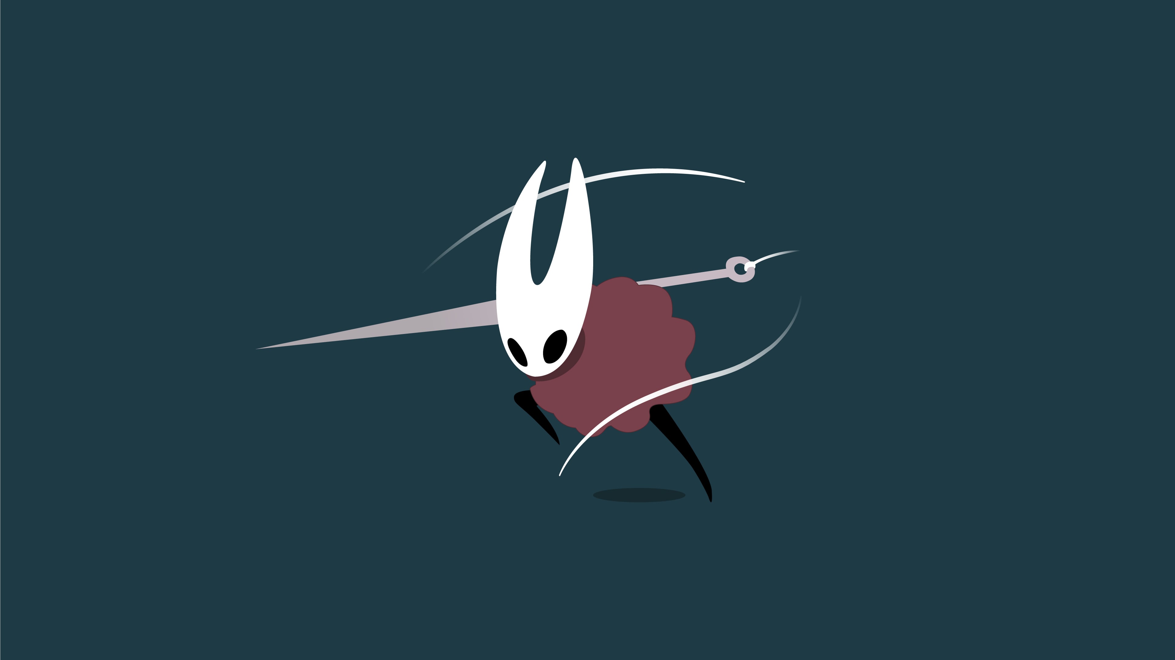 3841x2160 Hollow Knight Minimalist Wallpaper