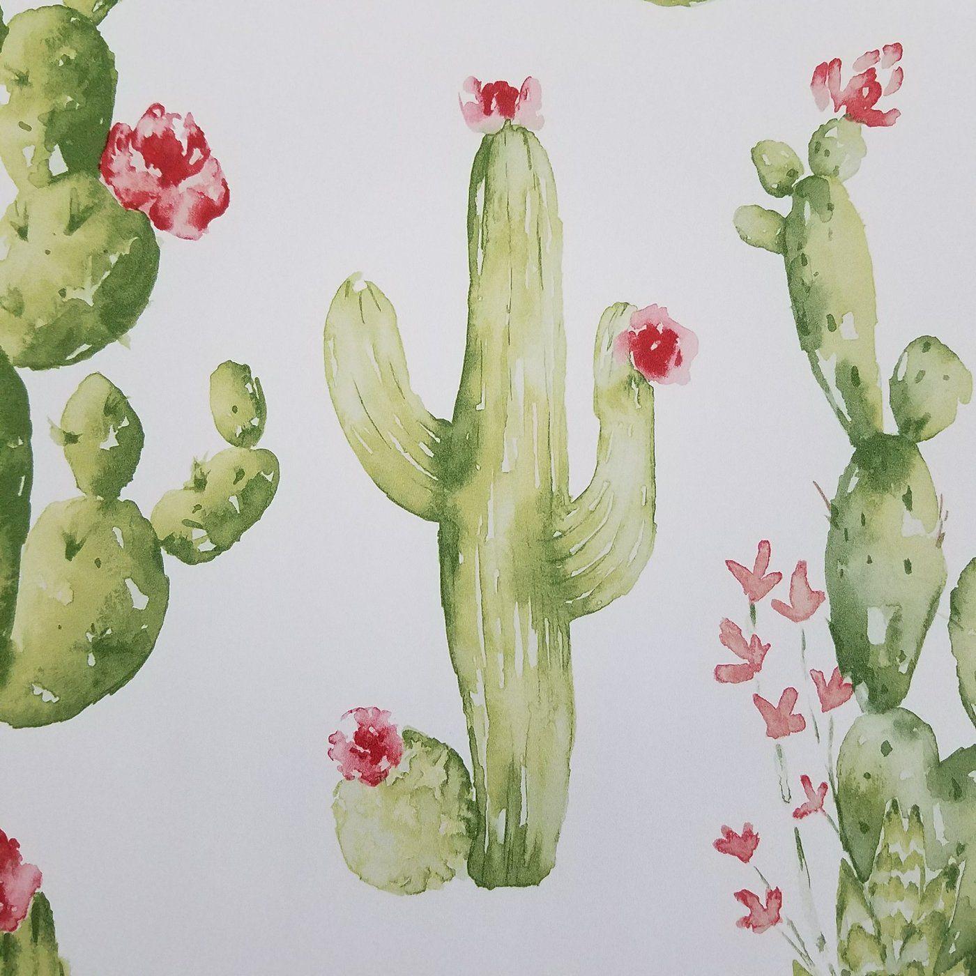 1400x1400 Watercolor Cactus Wallpaper. Explore