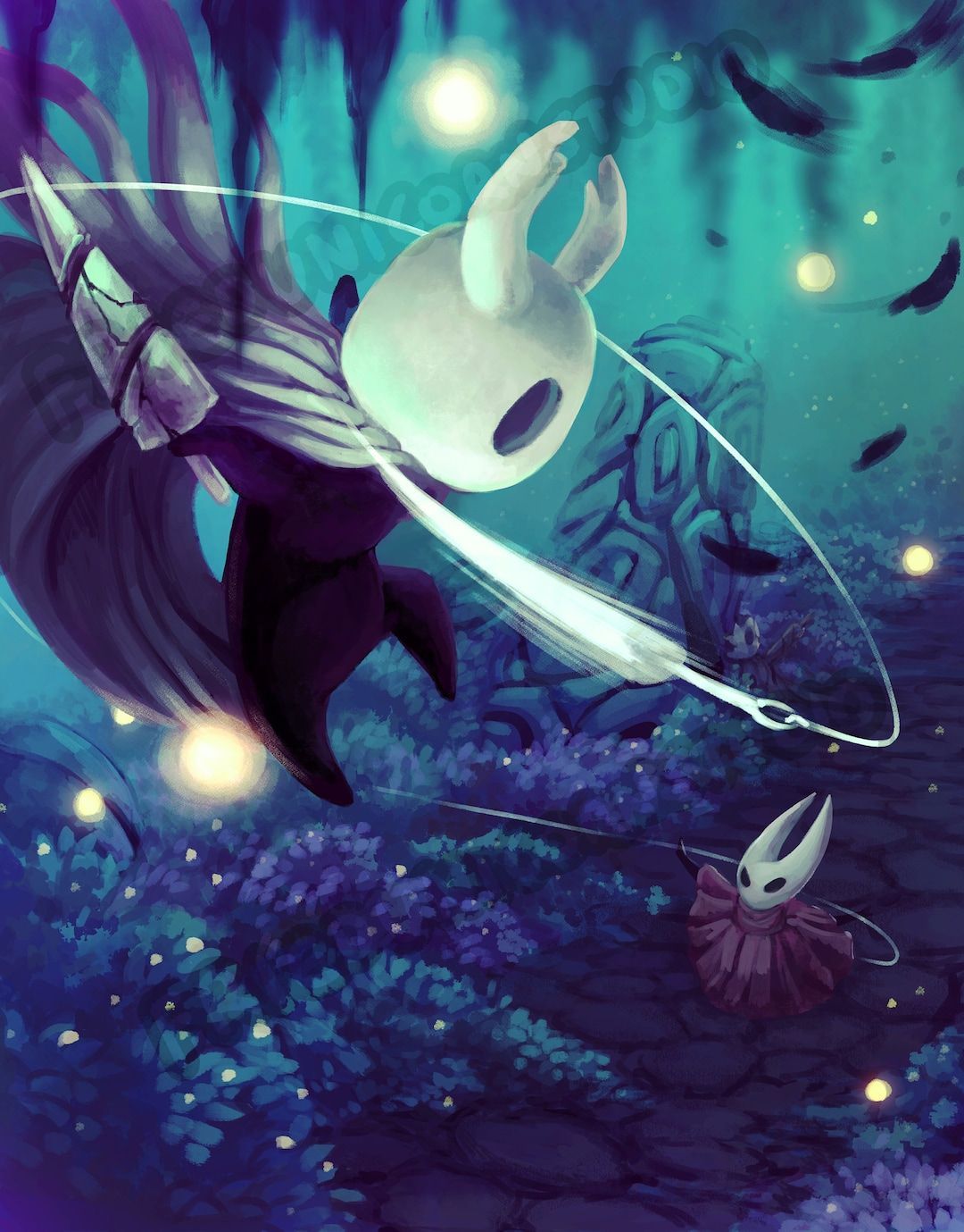 1080x1379 Little Ghost Matte Art Print
